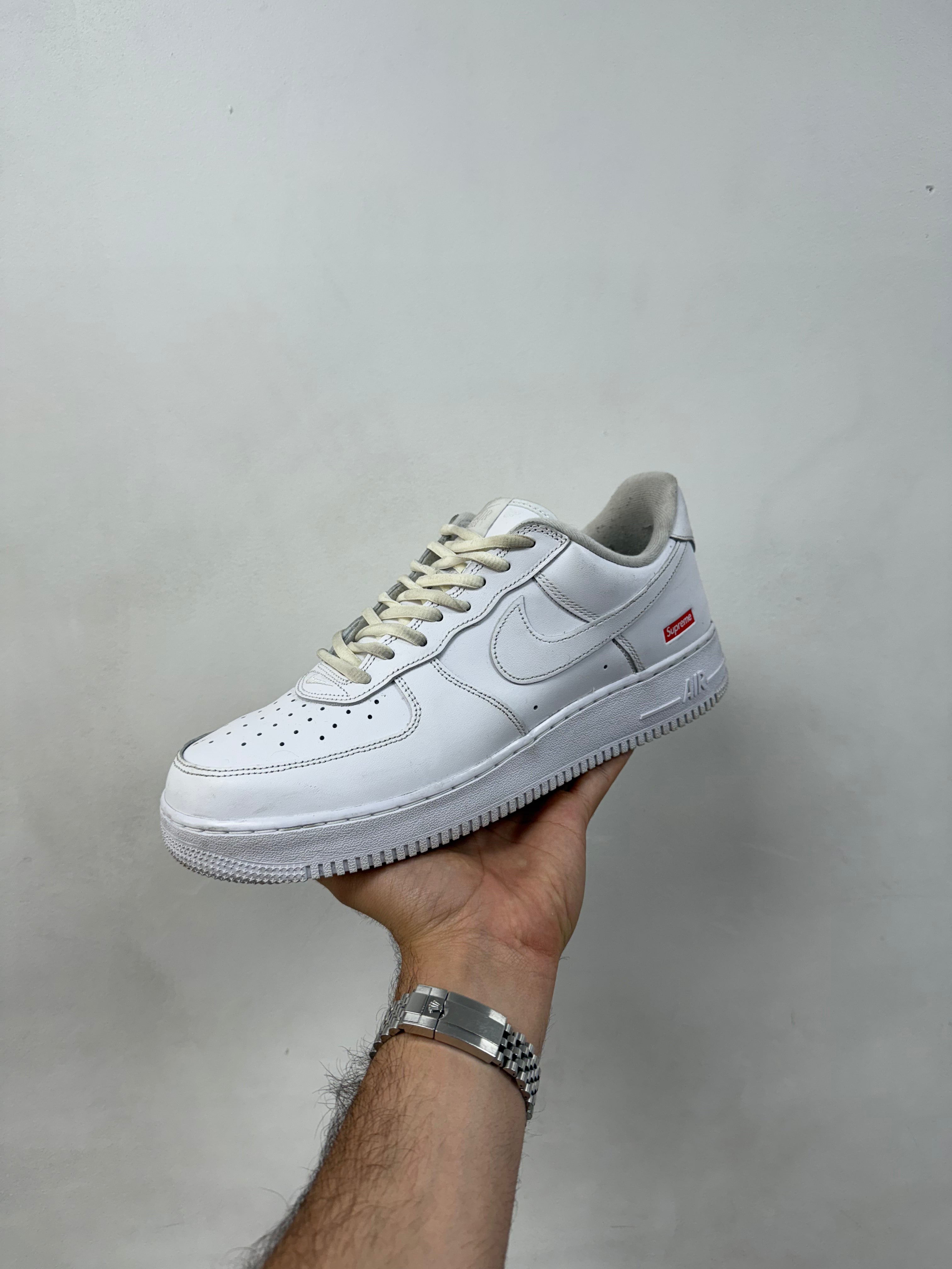 Nike Supreme AF1 White Sneakers