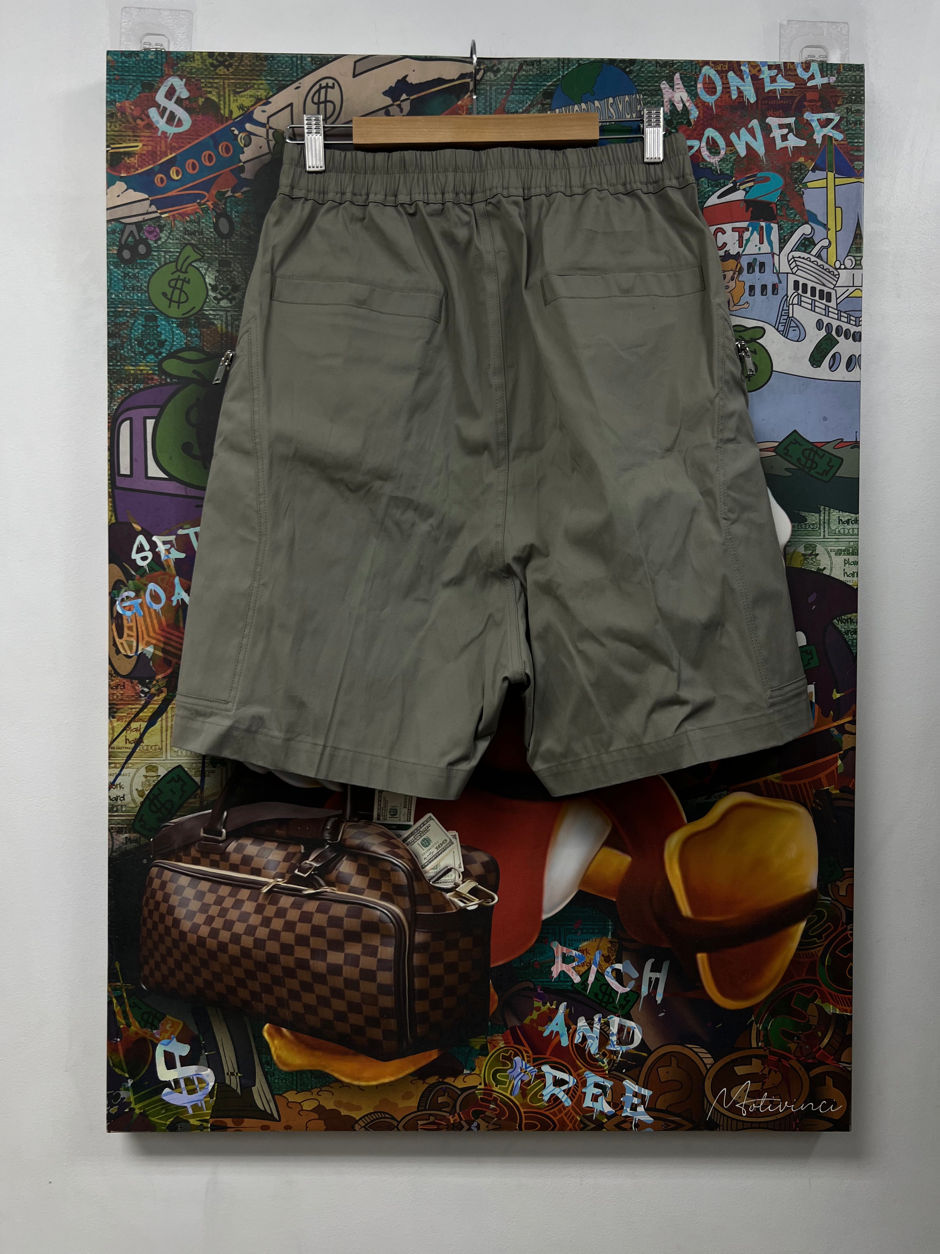 Rick Owens Dark Pearl Heizer Bela Shorts