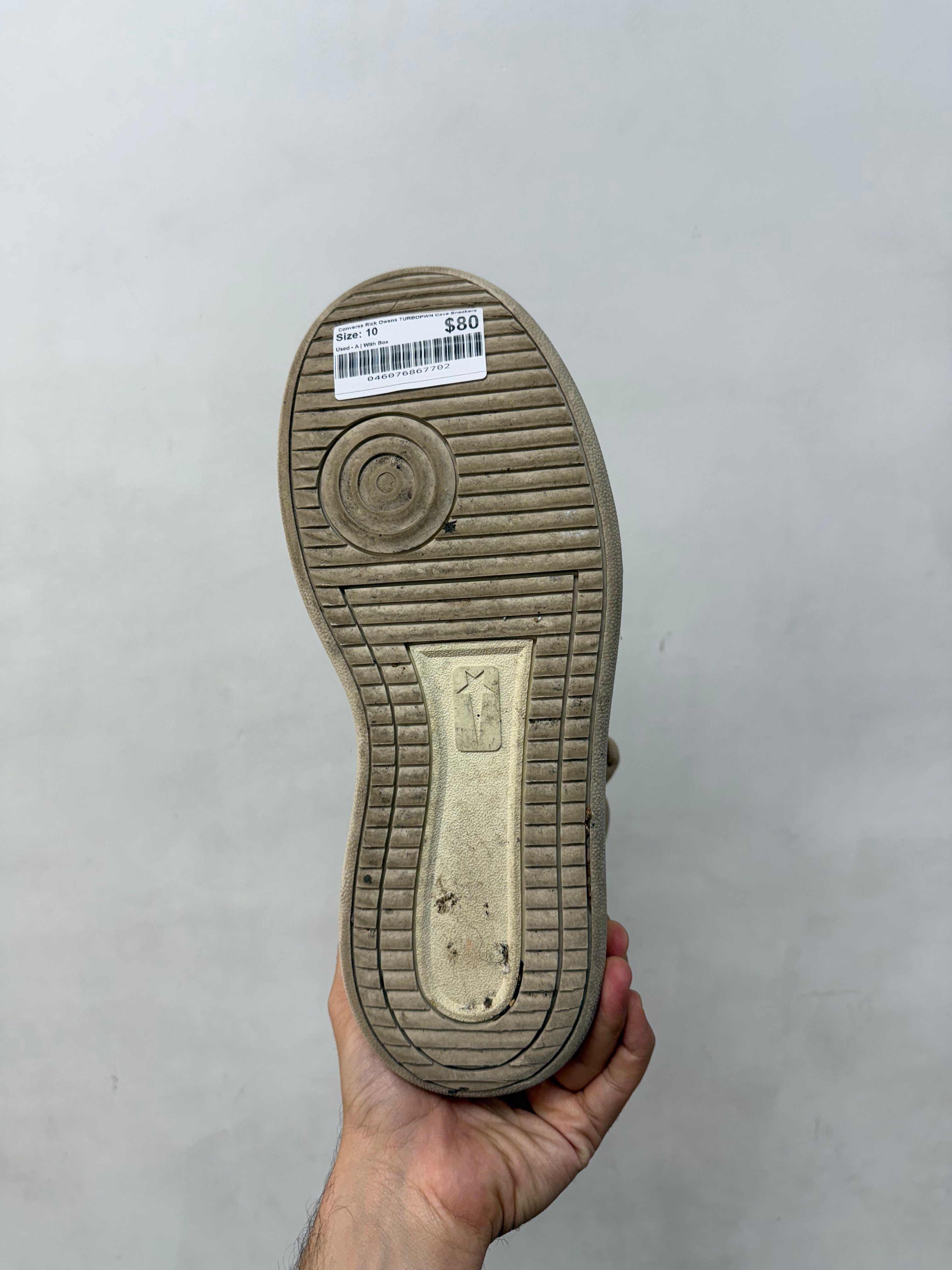 Converse Rick Owens TURBOPWN Cave Sneakers