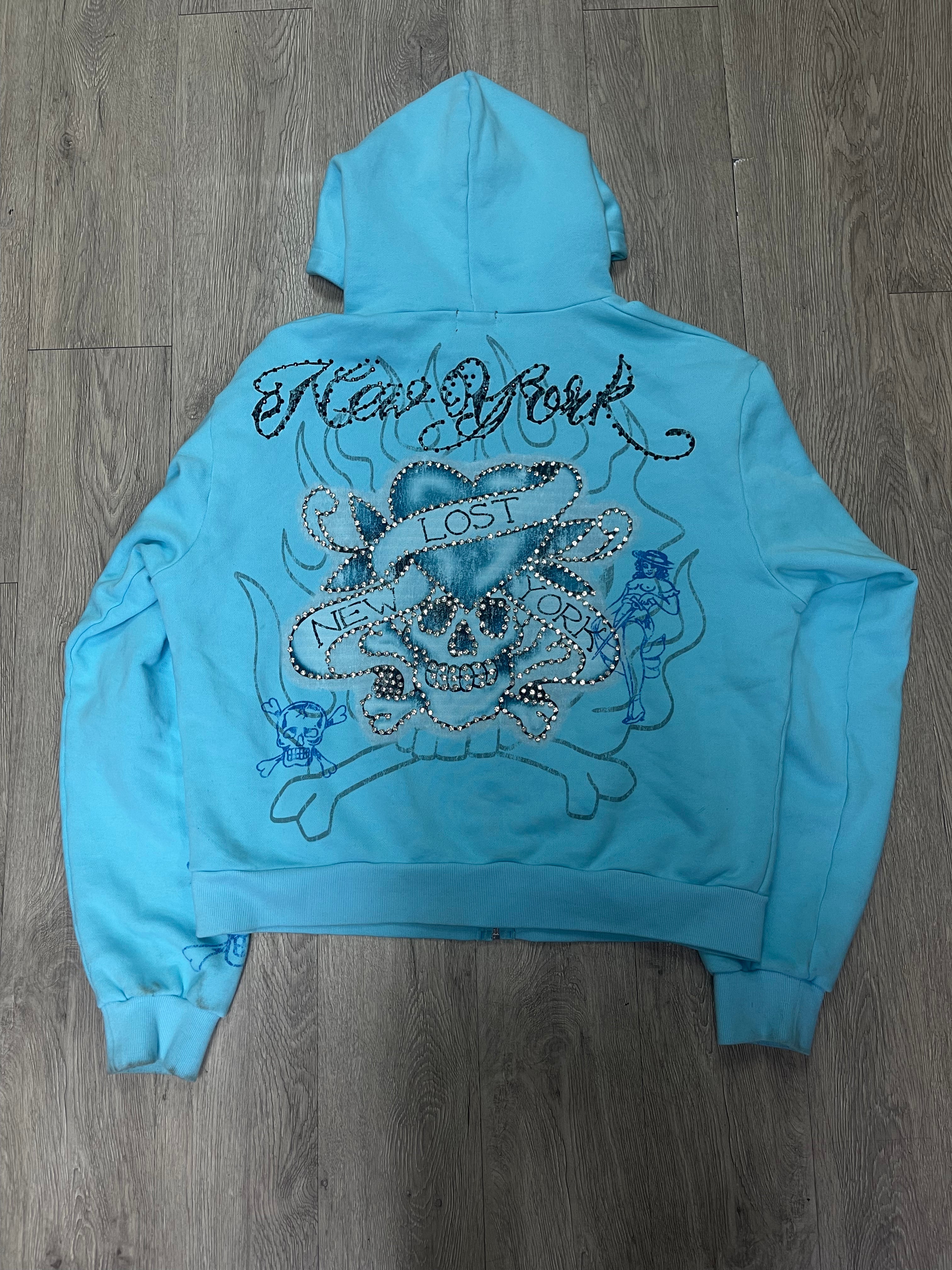 Lost Intricacy Ink & Bones Zip Up