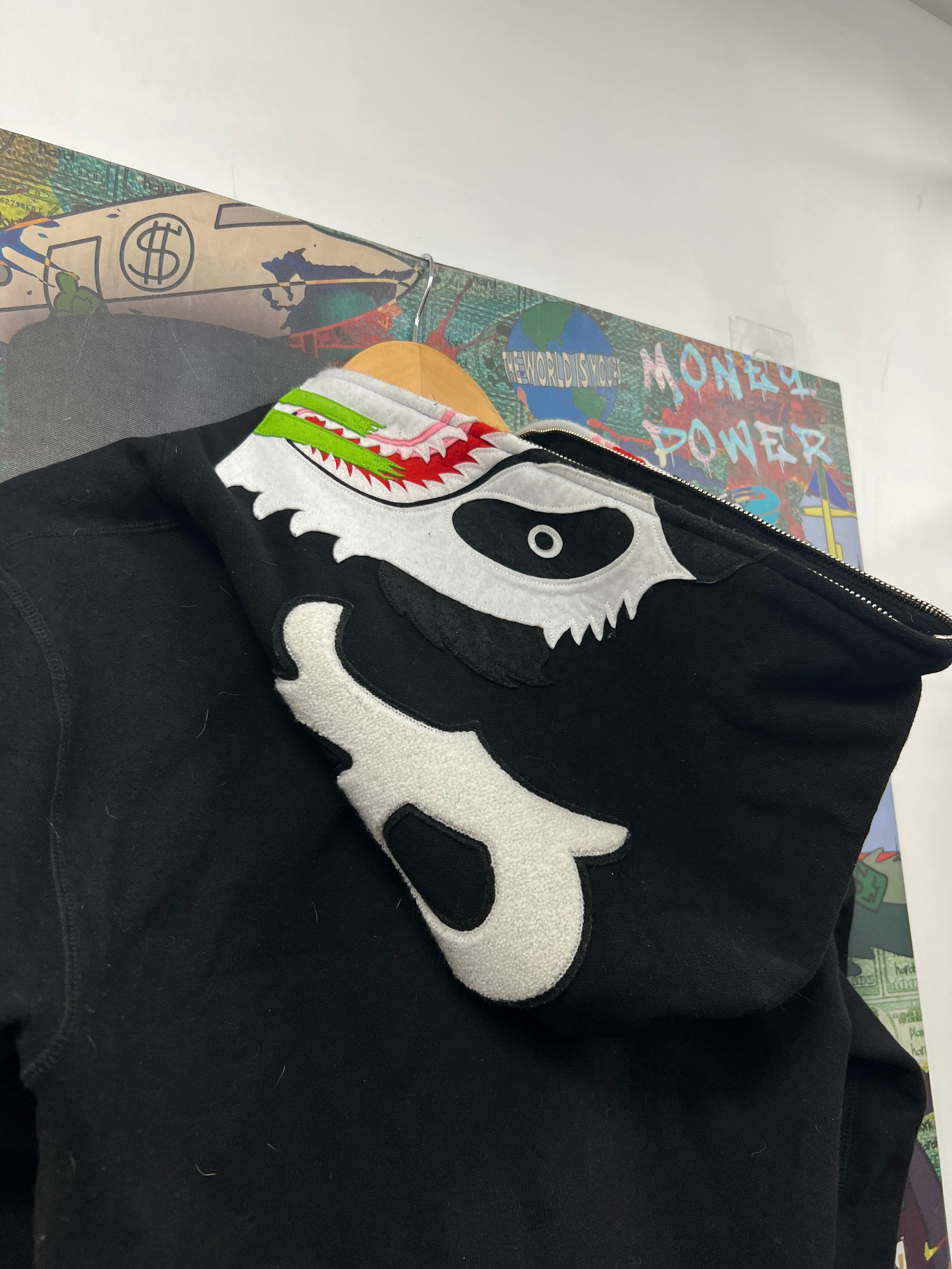 BAPE Black White Panda Zip Up
