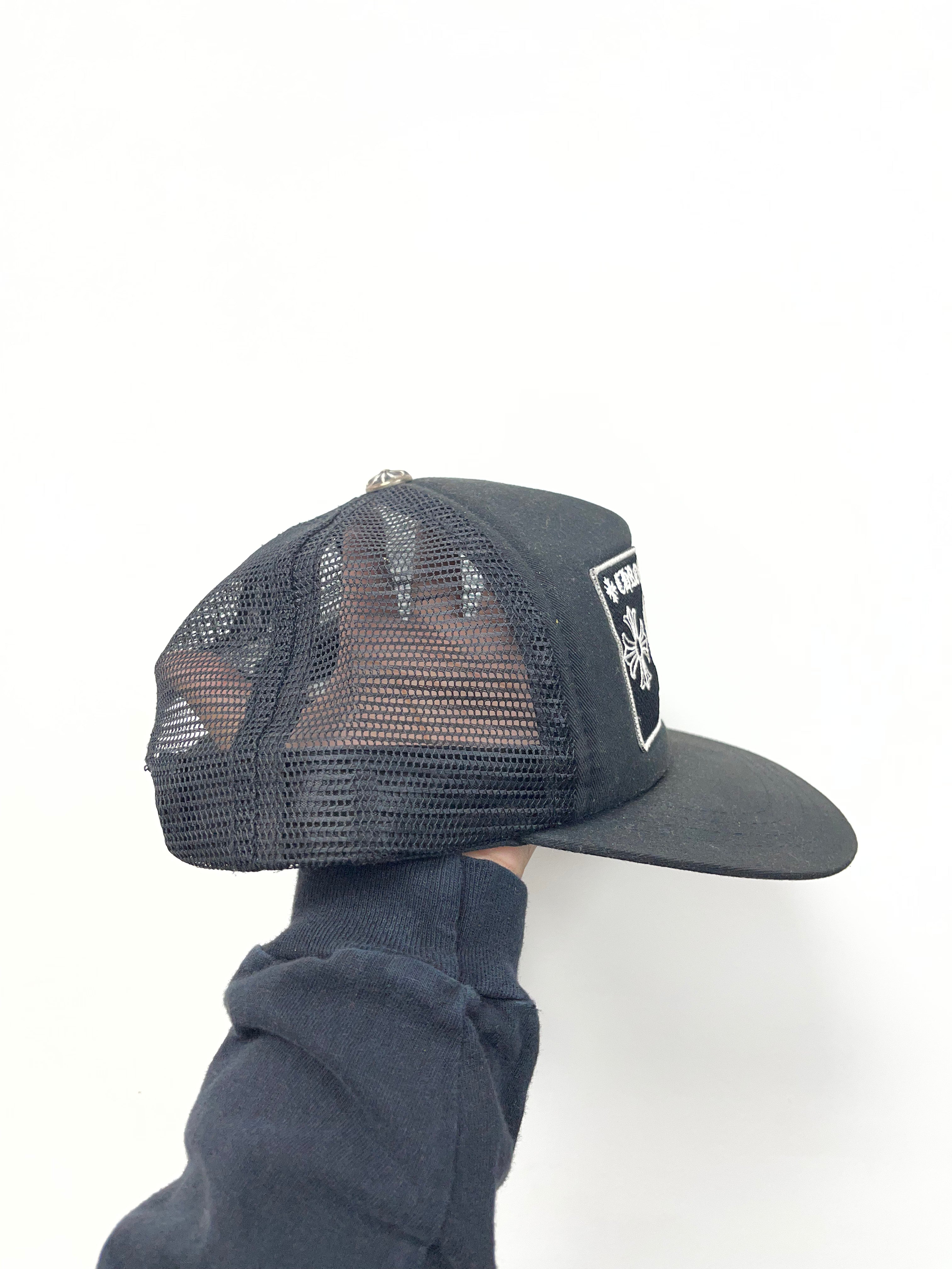 Chrome Hearts Black CH Las Vegas Trucker Hat