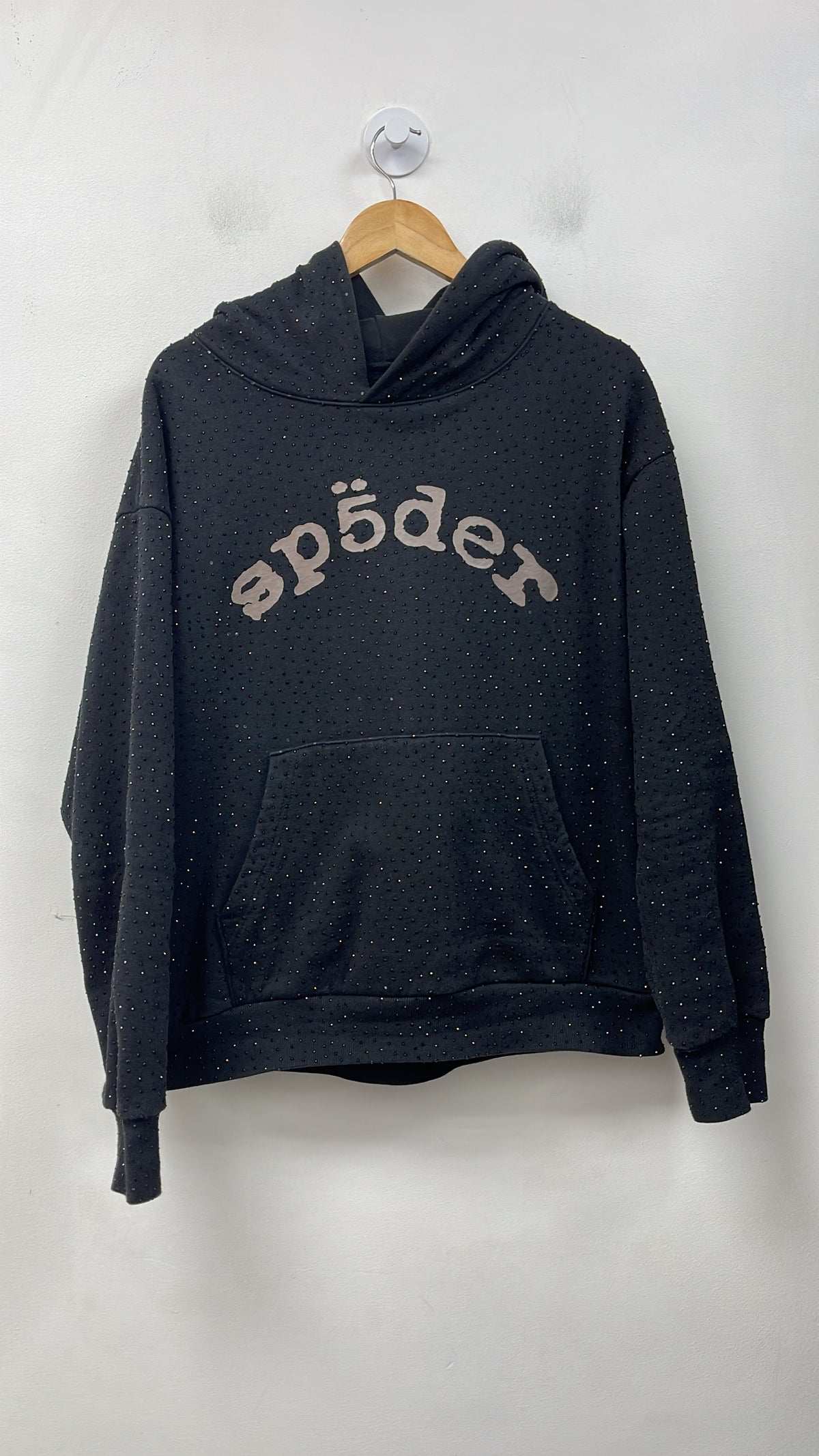 Sp5der Black VVS Hoodie