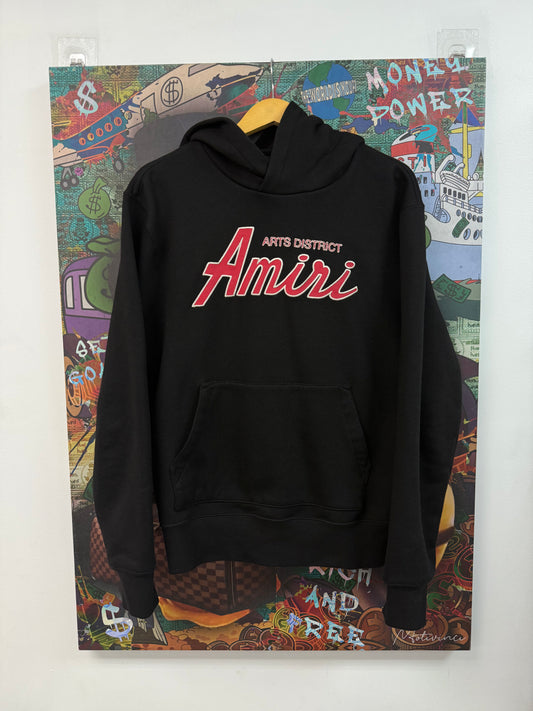 Amiri Black Red Arts District Hoodie