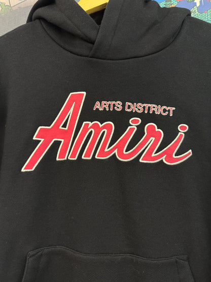 Amiri Black Red Arts District Hoodie
