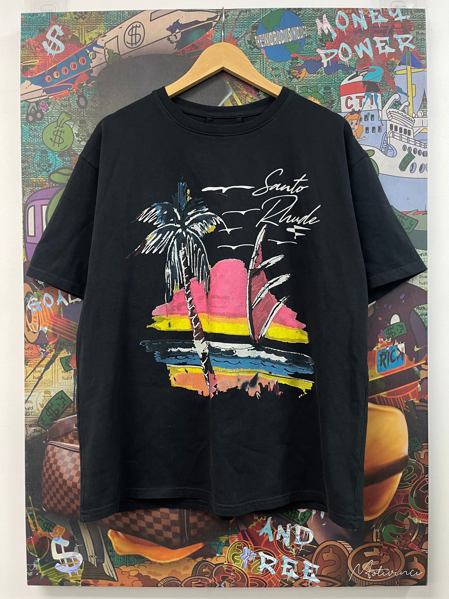 Rhude Surf Black Tee