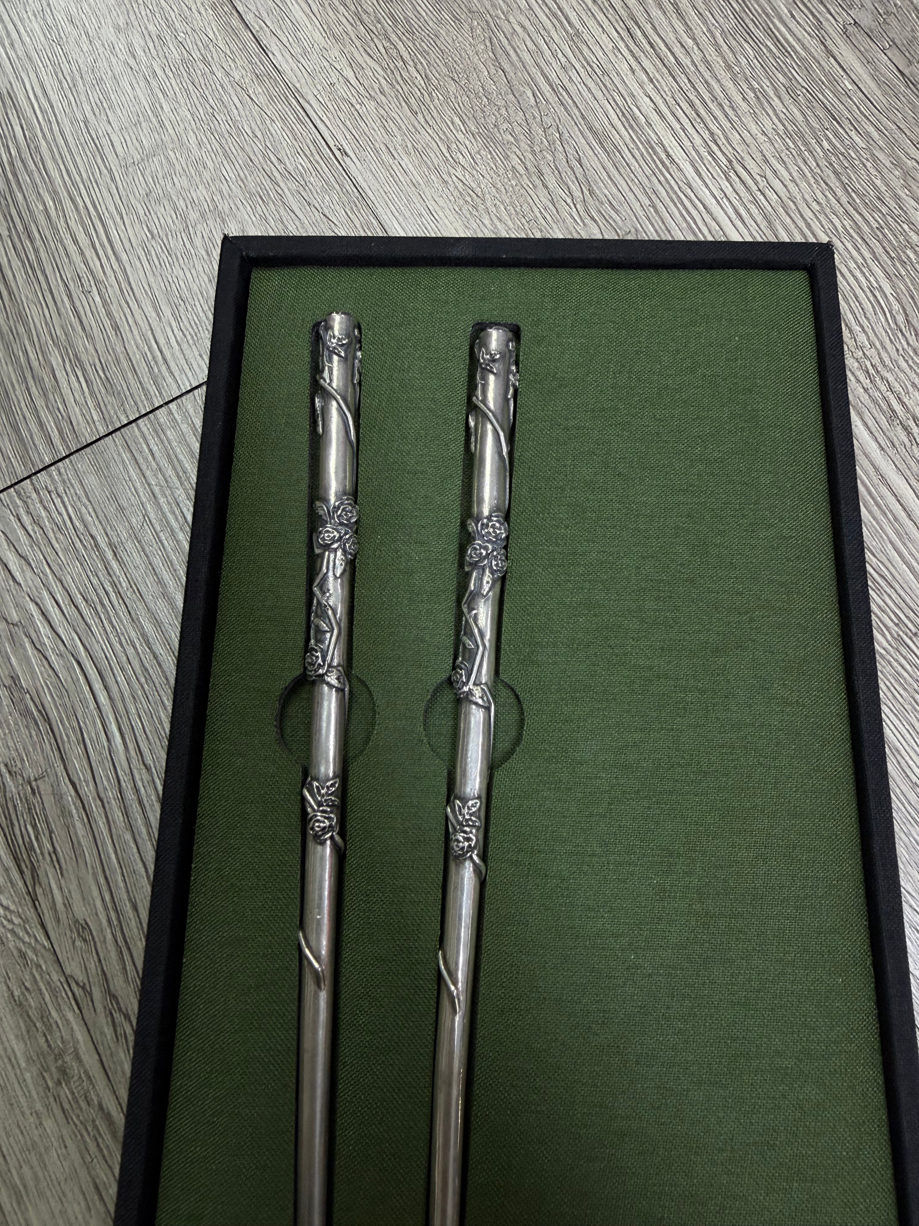 ENFANTS RICHES DÉPRIMÉS Silver Chopsticks Accessories
