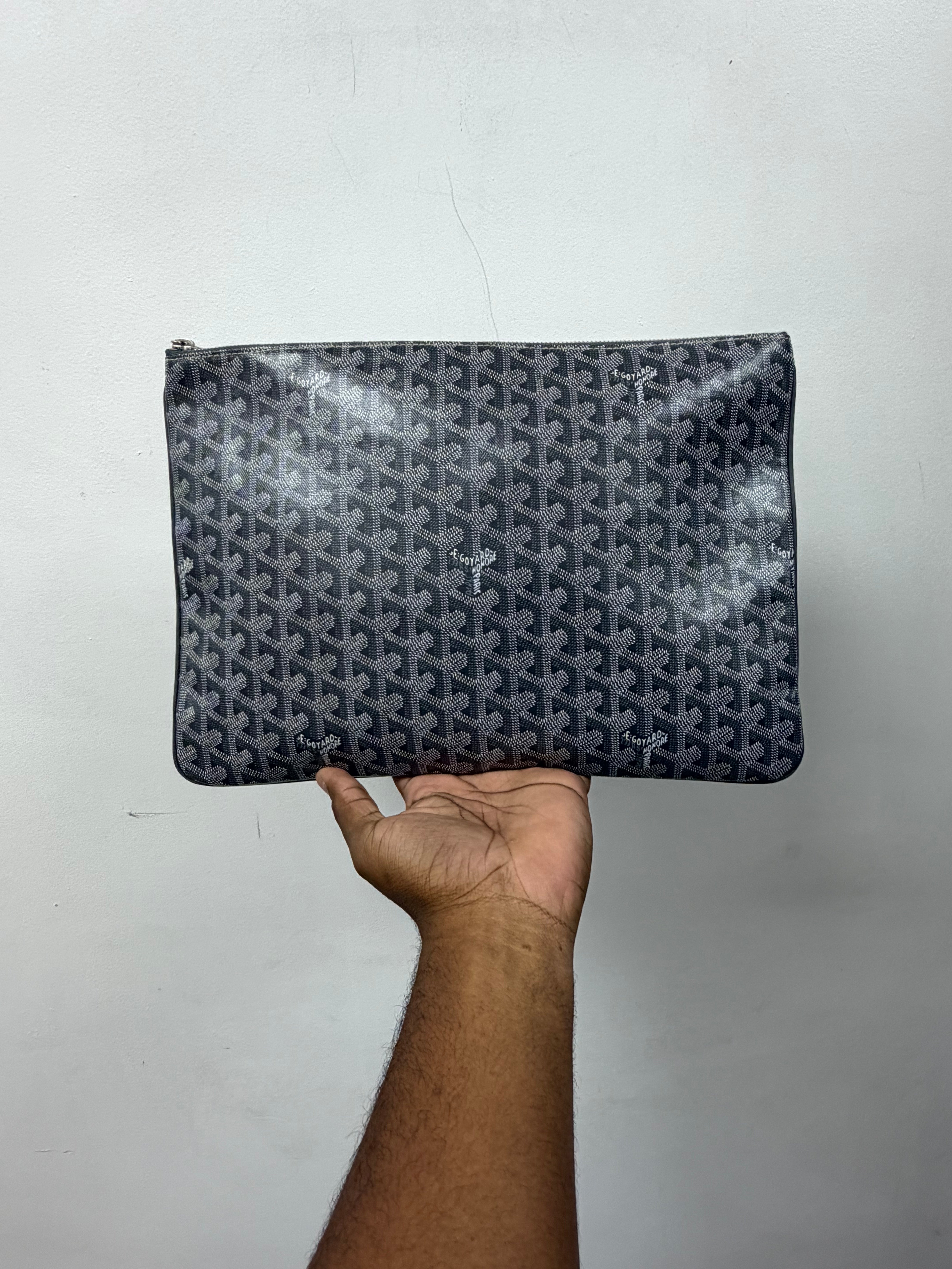 Goyard Grey Senat Bag