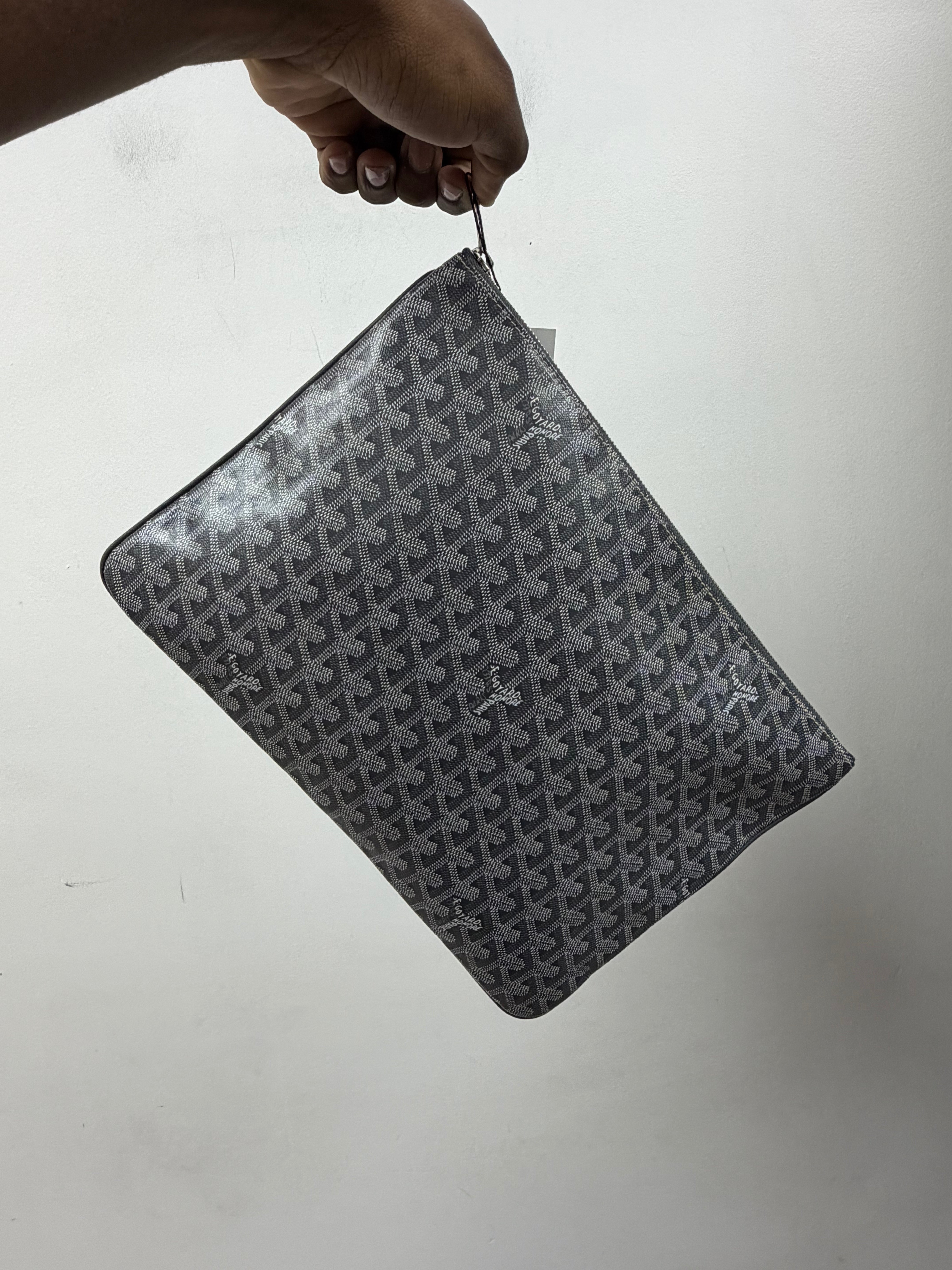 Goyard Grey Senat Bag