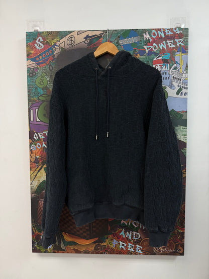 Dior Towel Hoodie Navy Used XL (Fits Large)