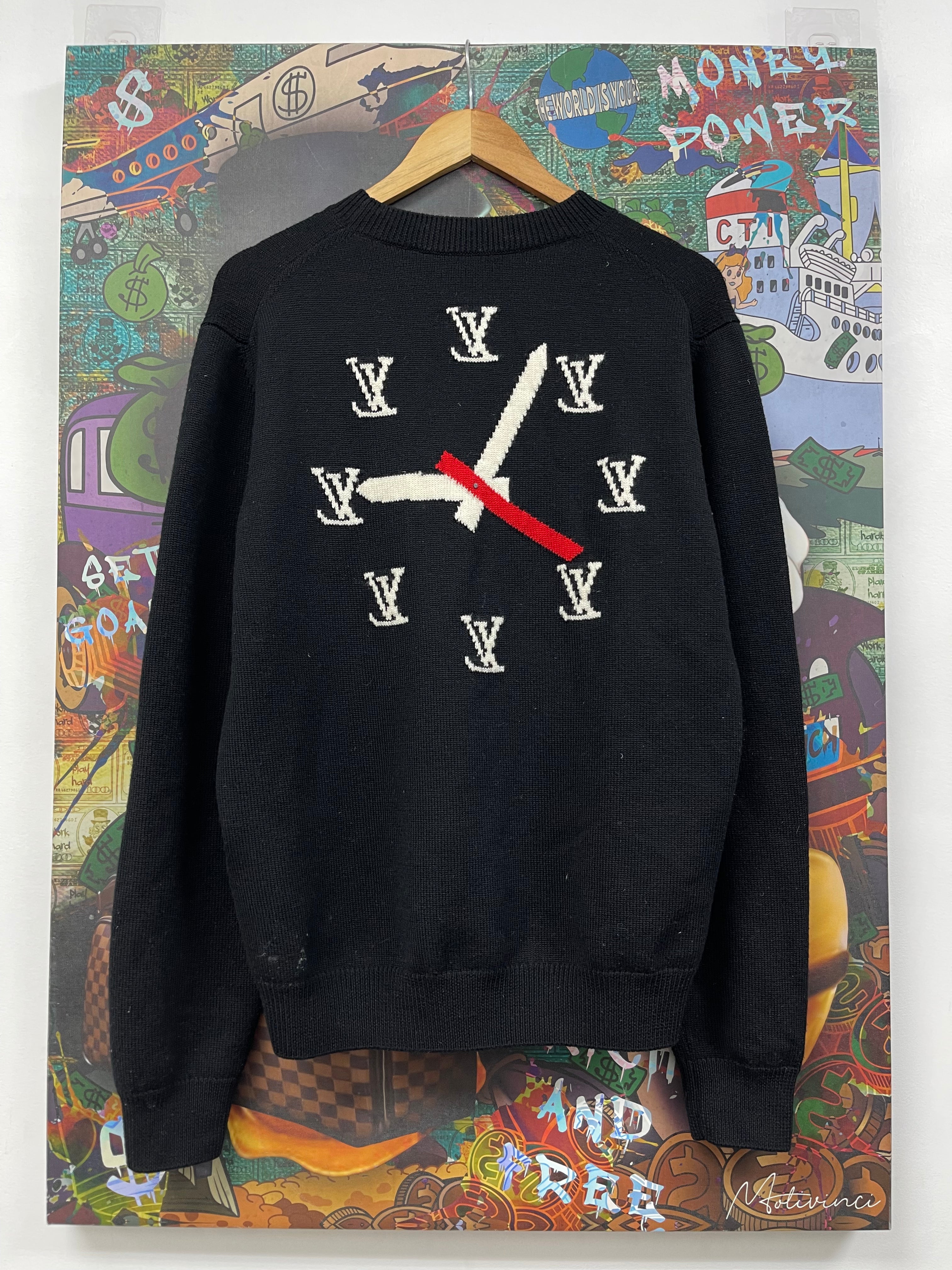 Louis Vuitton Black Clockwork Sweater