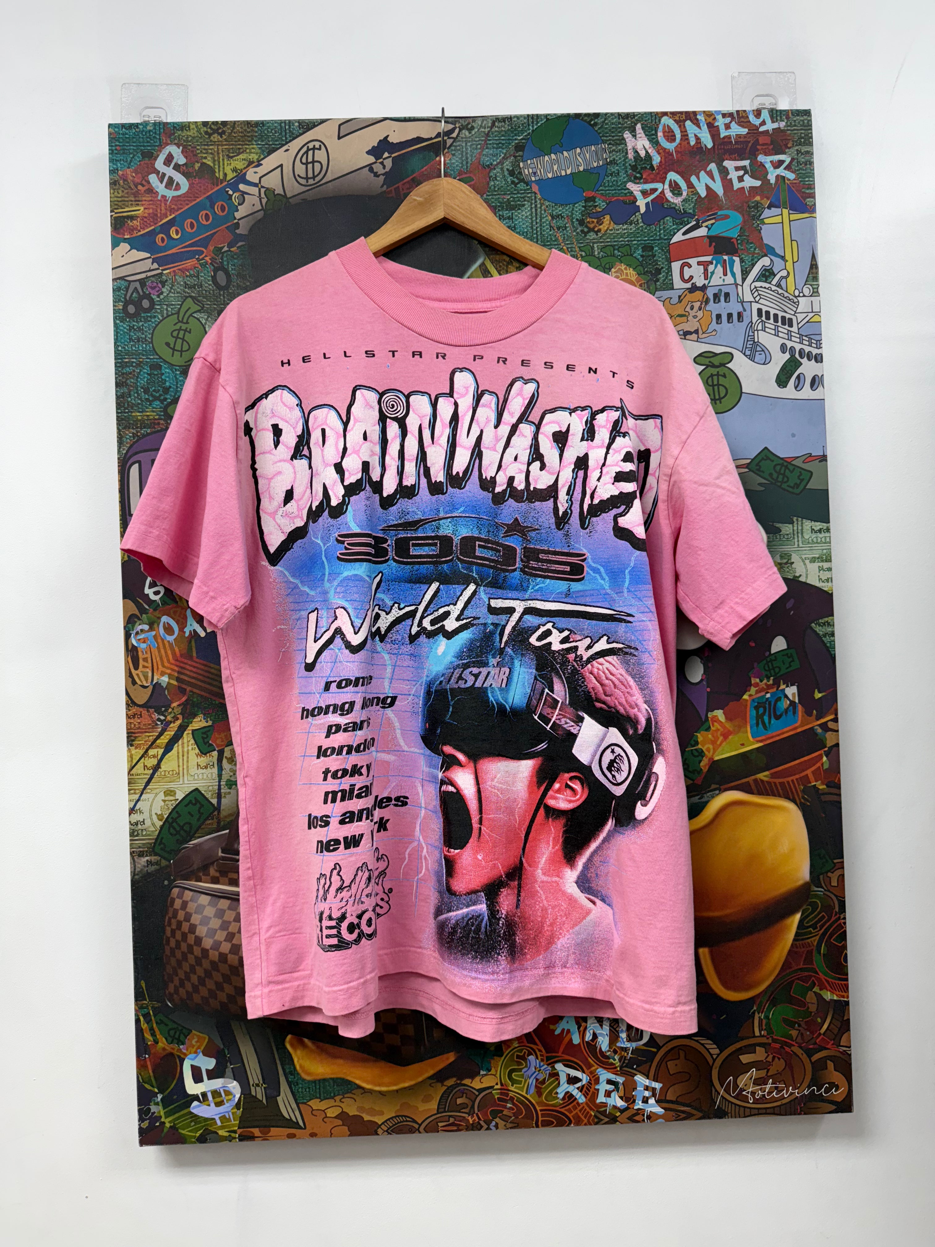 Hellstar Pink Brainwashed Tee