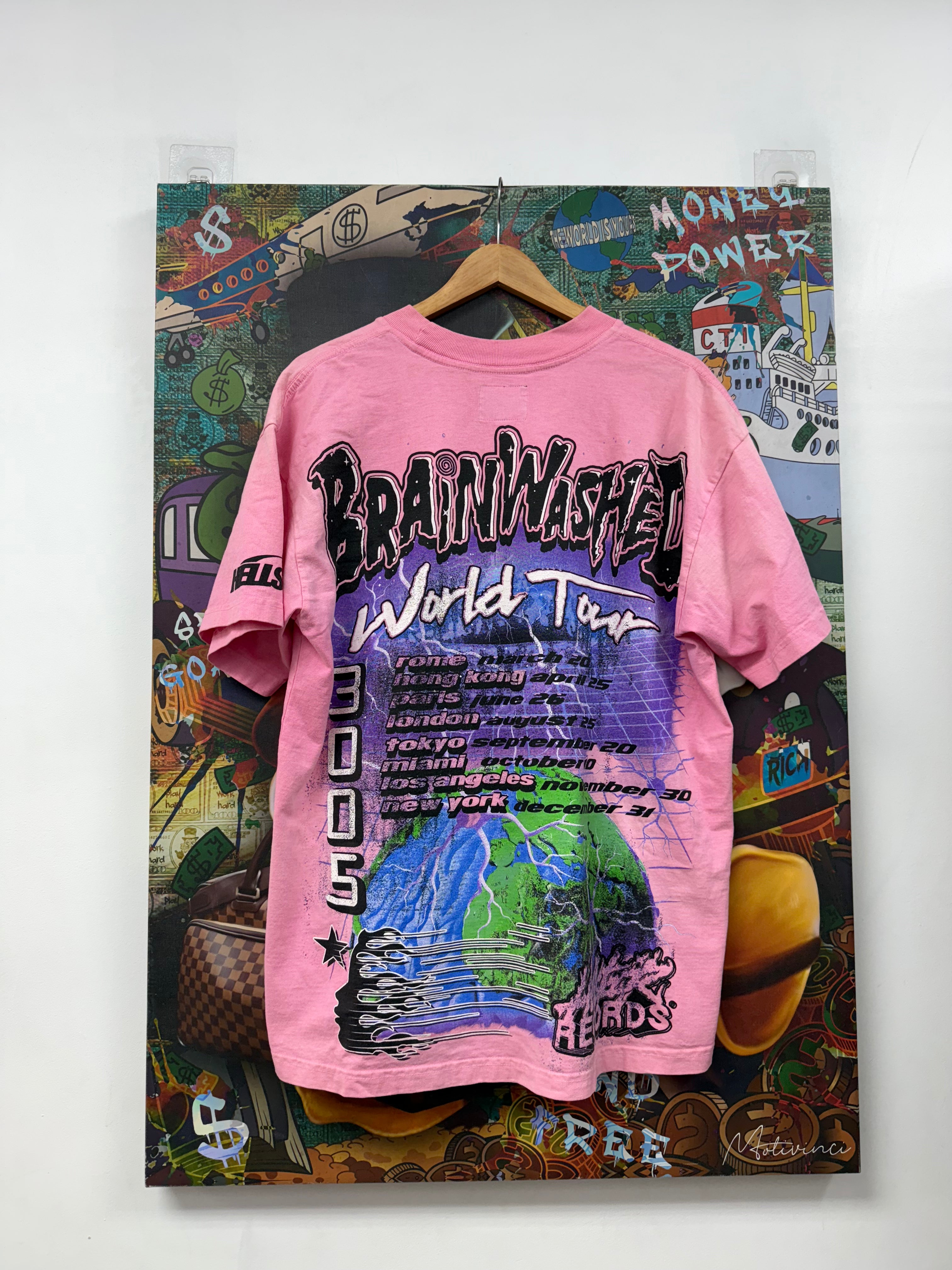 Hellstar Pink Brainwashed Tee