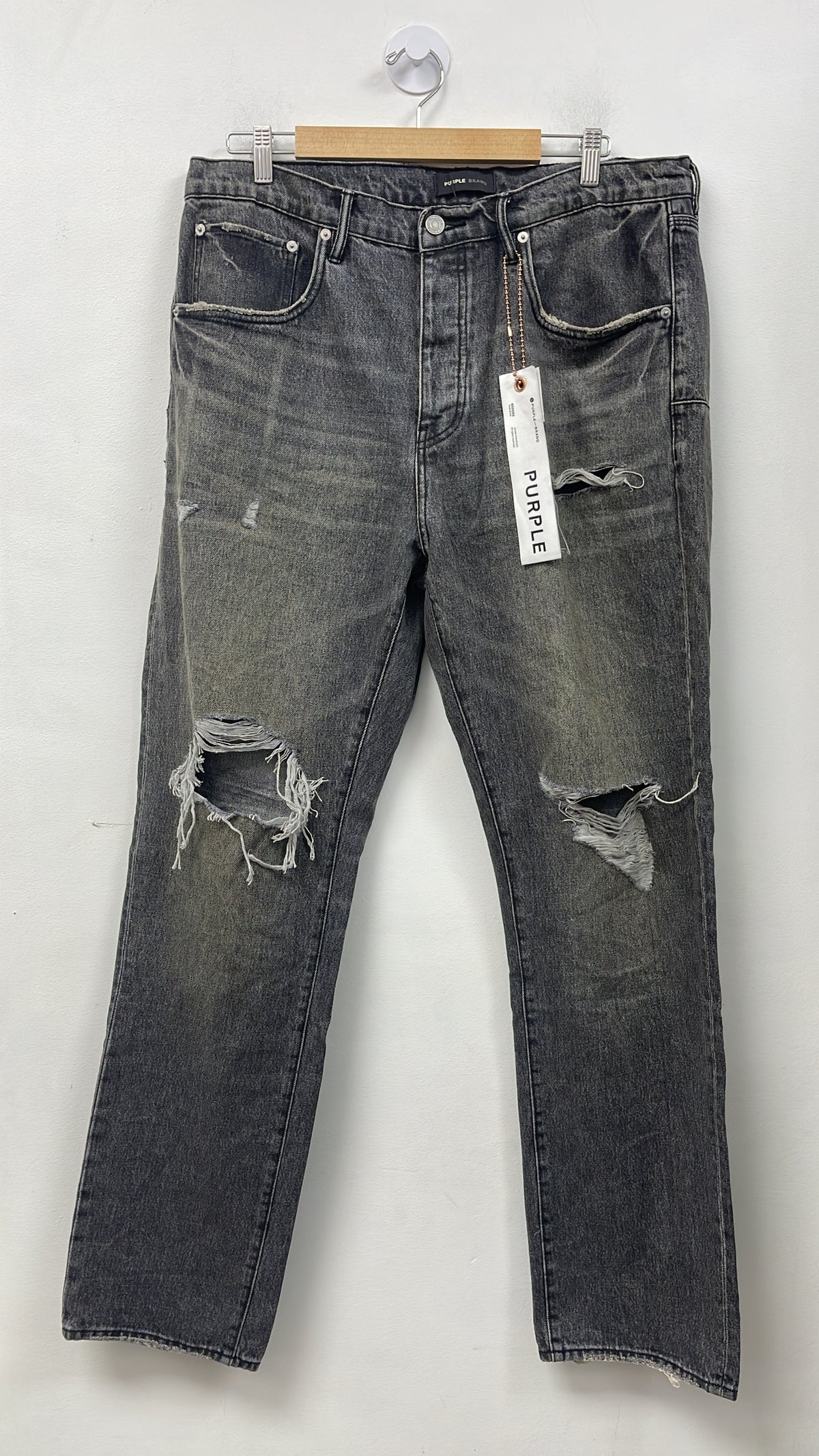 Purple Brand Grey Black P005 Jeans