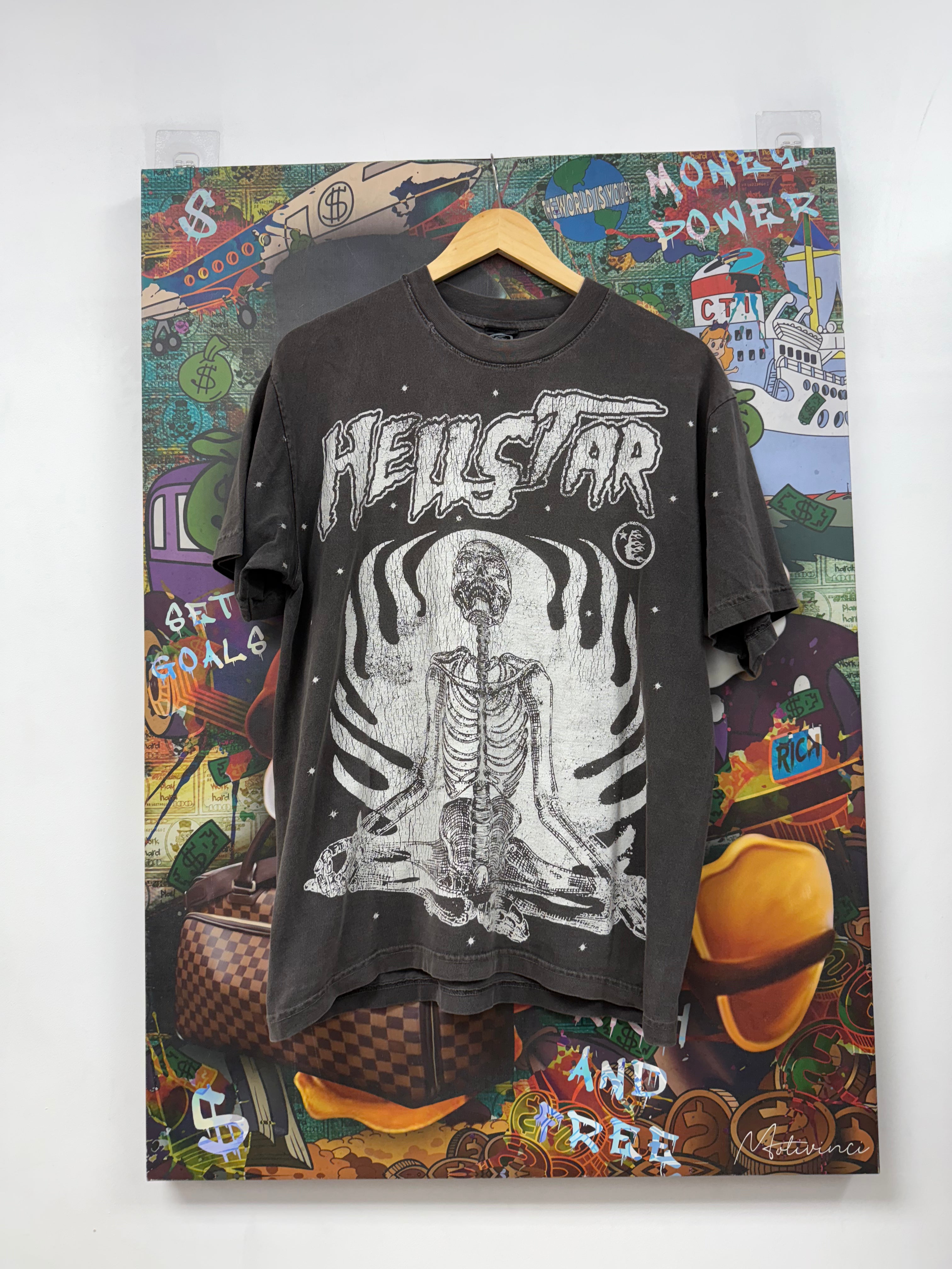 Hellstar Grey Inner Peace Tee