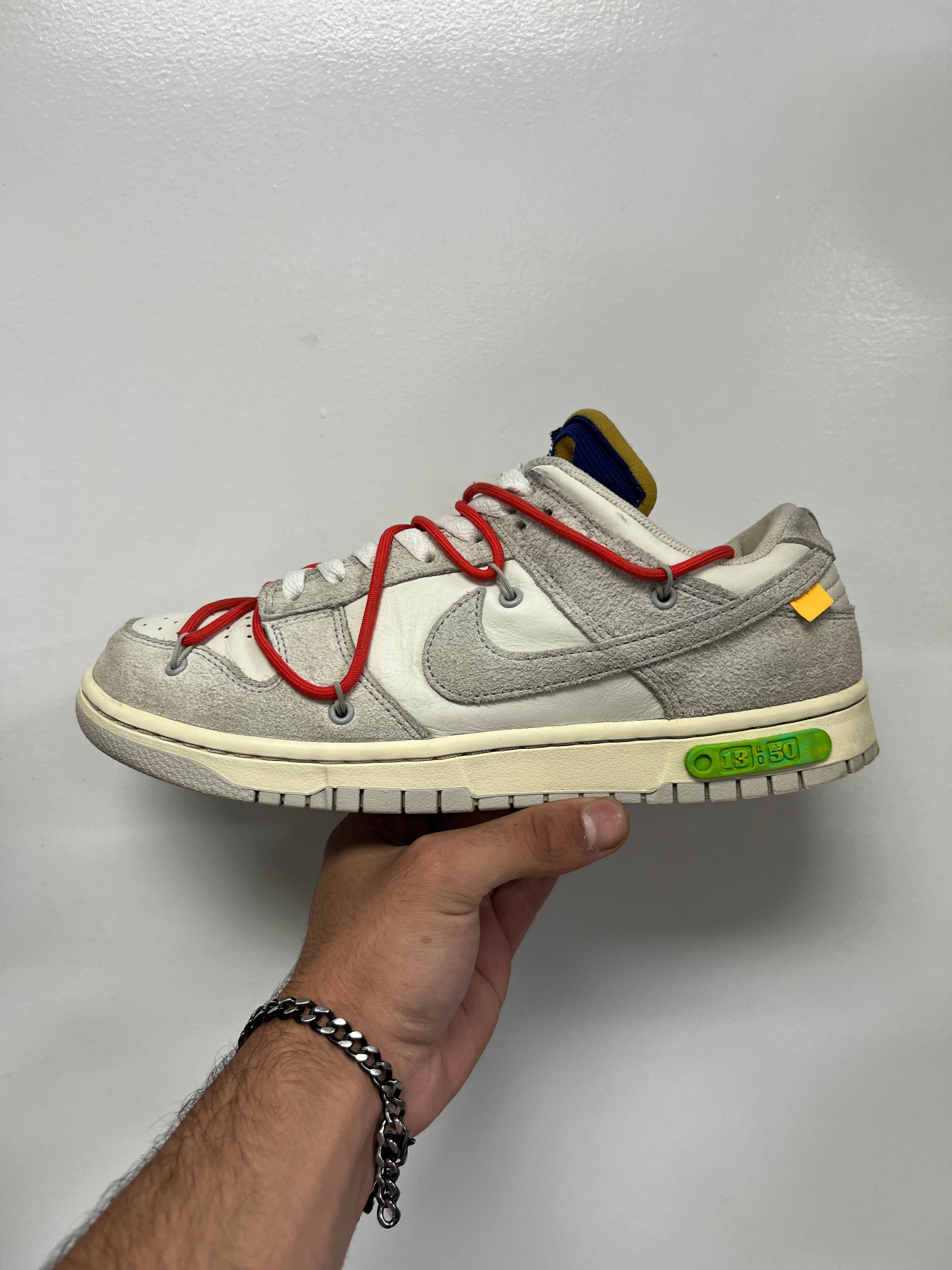 Nike Off White Dunk Low Lot 13 Sneakers