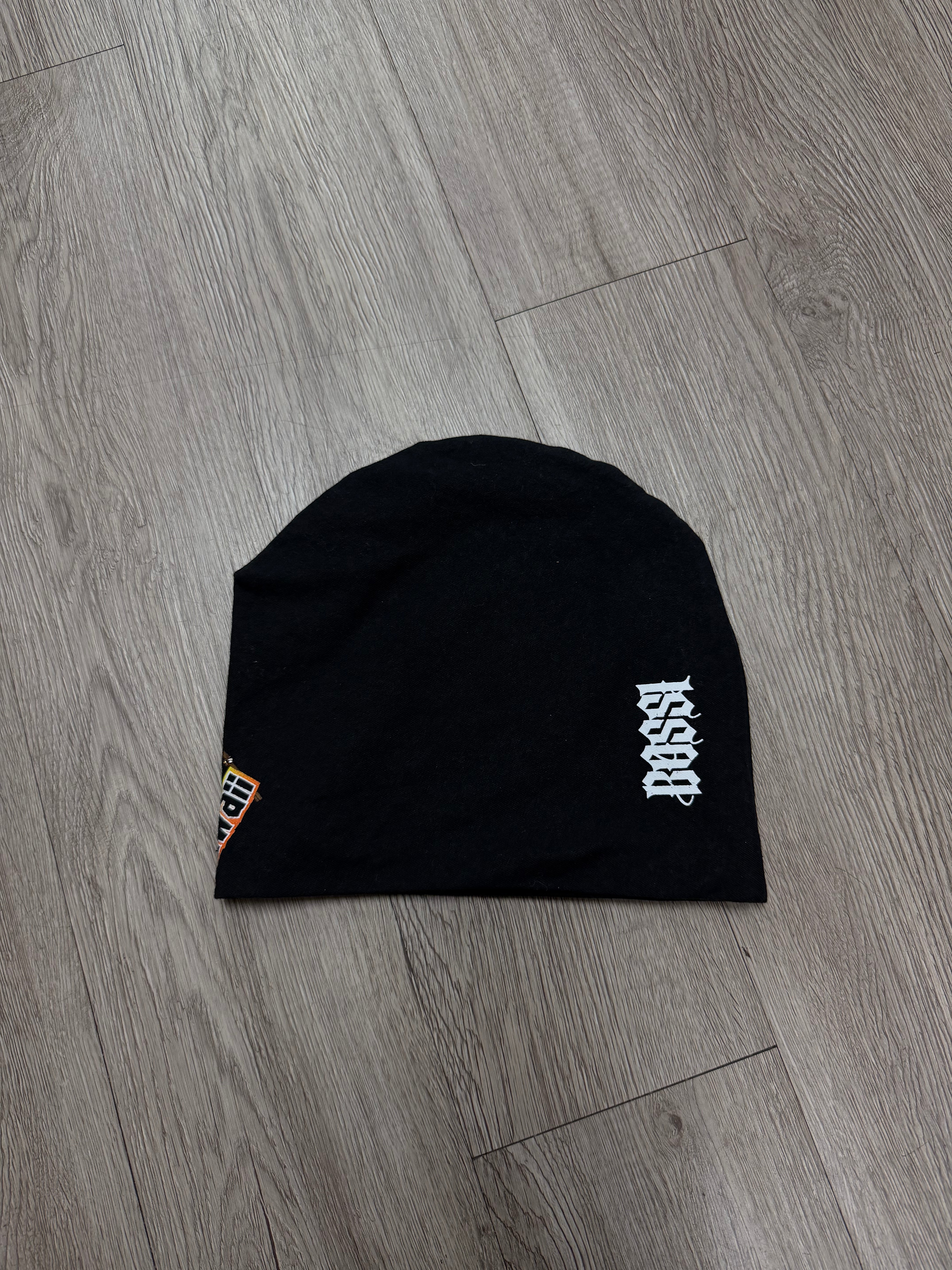 Bossi Black Orange Honolulu Harley Davidson Rhinestone Beanie