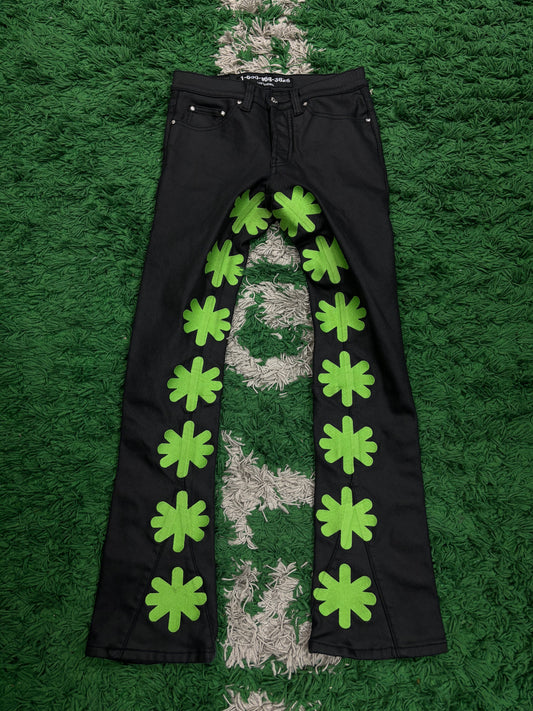 LOSTSHDWS Jeans Black Green Wax Used 28 N/A