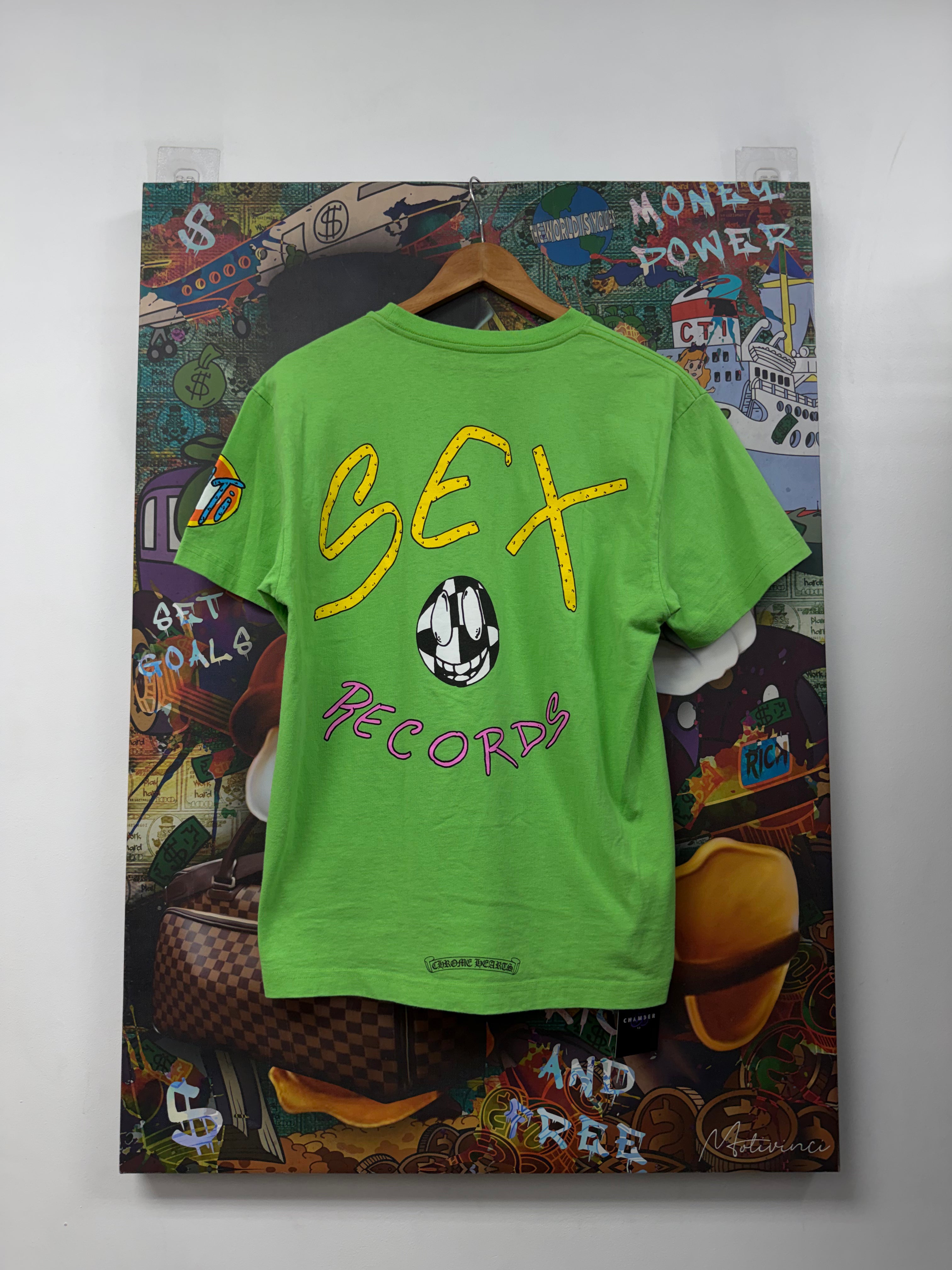 Chrome Hearts Matty Boy Green Sex Records Tee