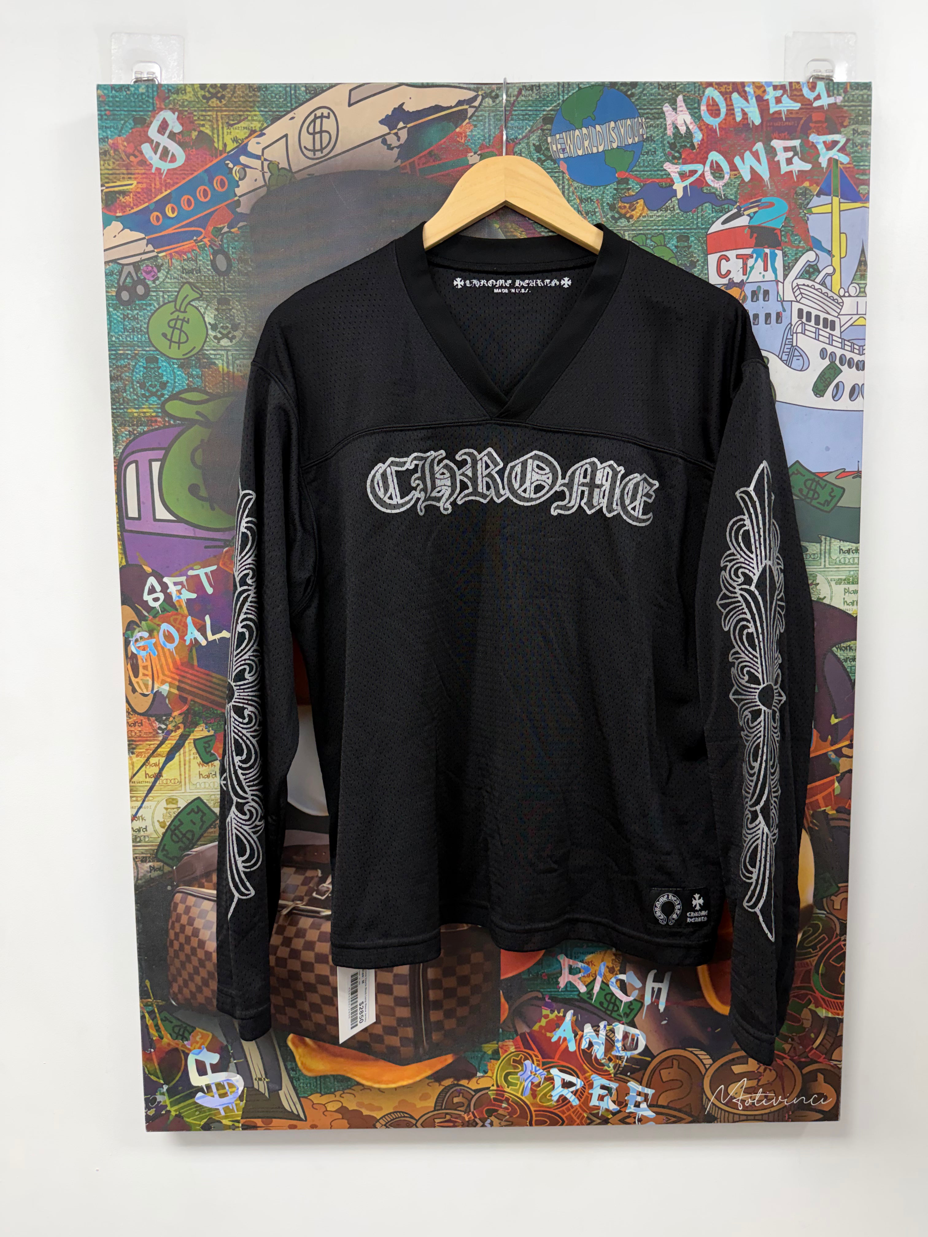 Chrome Hearts Black Long Sleeve Jersey