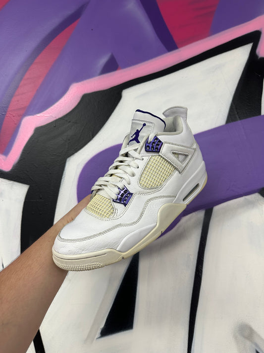 Jordan 4 Metallic Purple Used No Box