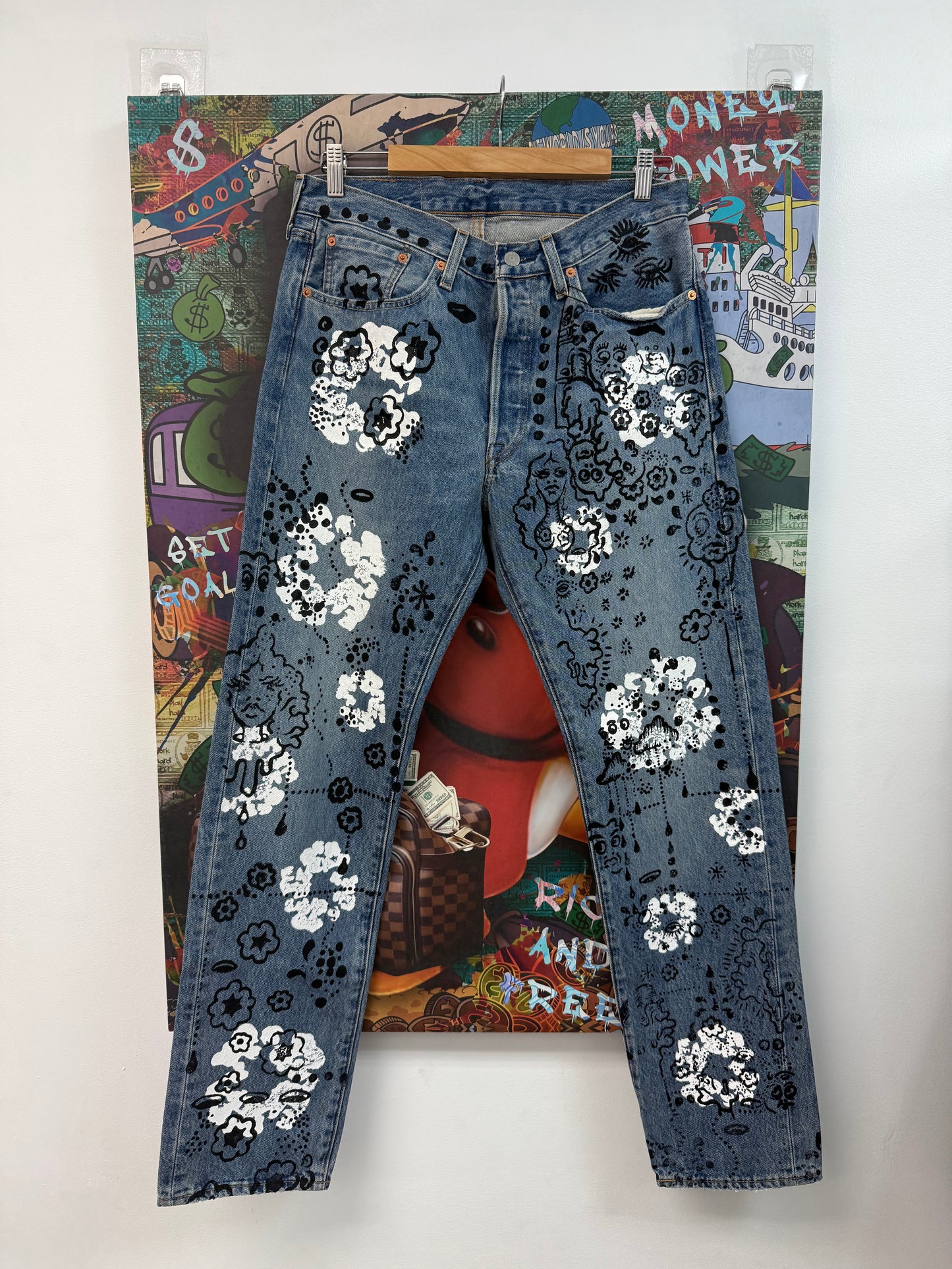 Denim Tears Light Wash Irak Jeans