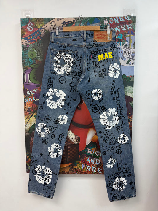 Denim Tears Light Wash Irak Jeans