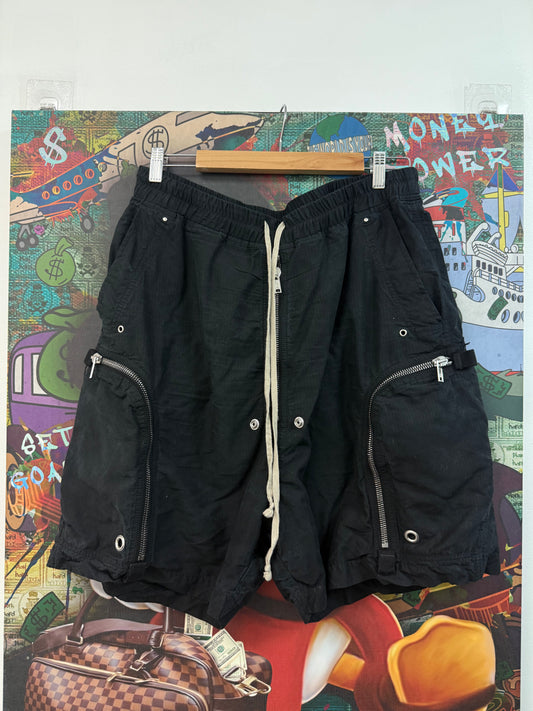 Rick Owens Bauhaus Cargo Shorts Black XL Used
