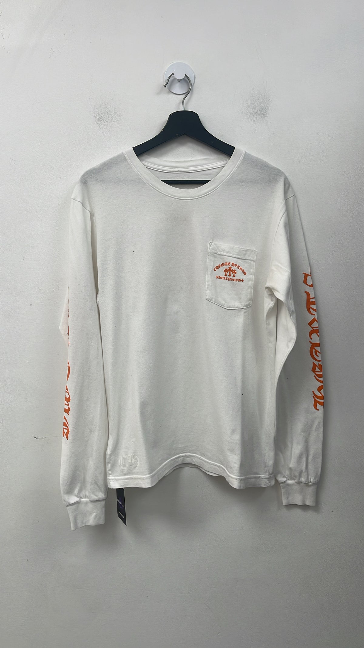 Chrome Hearts White Orange King Taco Long Sleeve