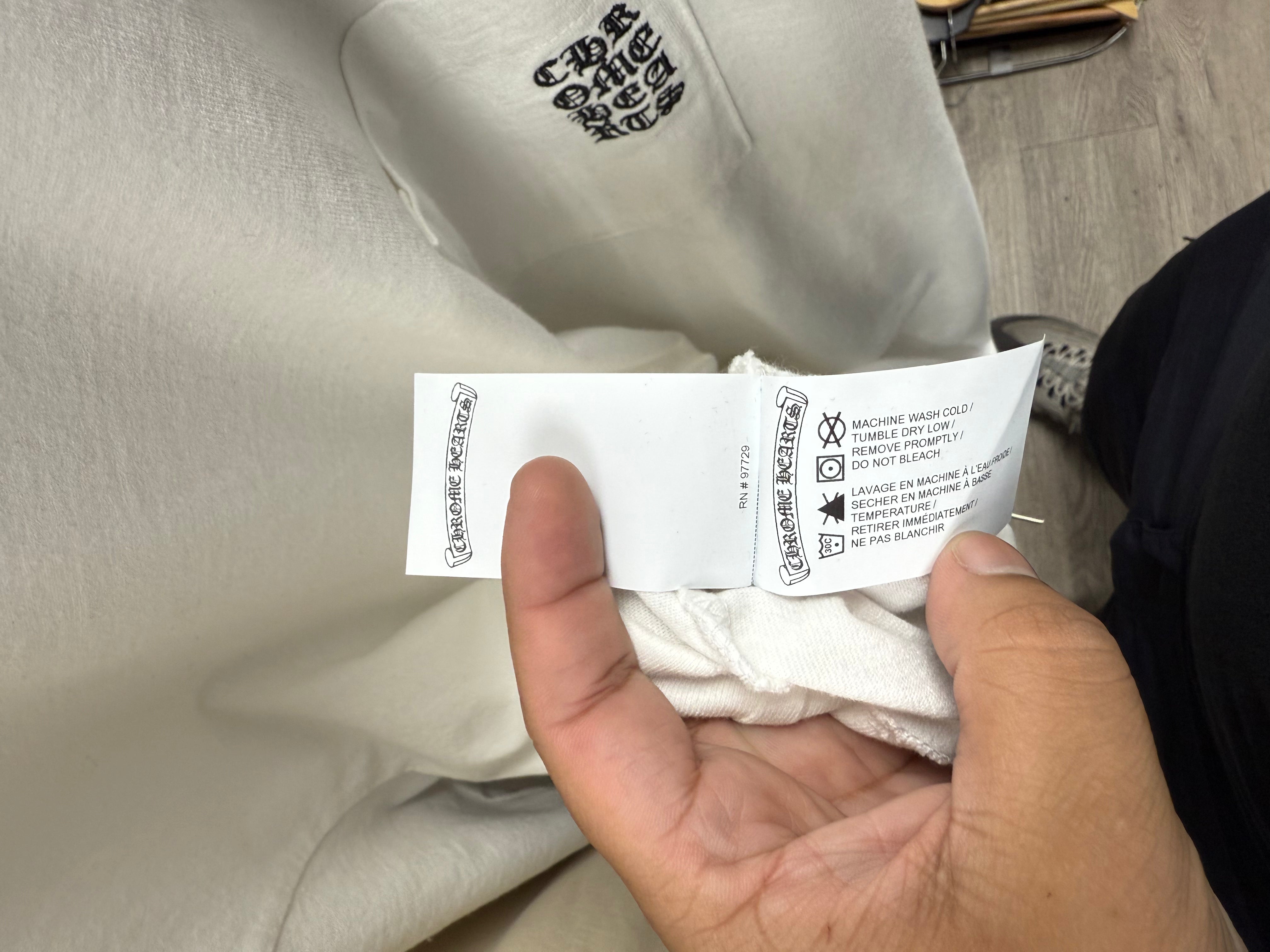 Chrome Hearts White Y Not Long Sleeve