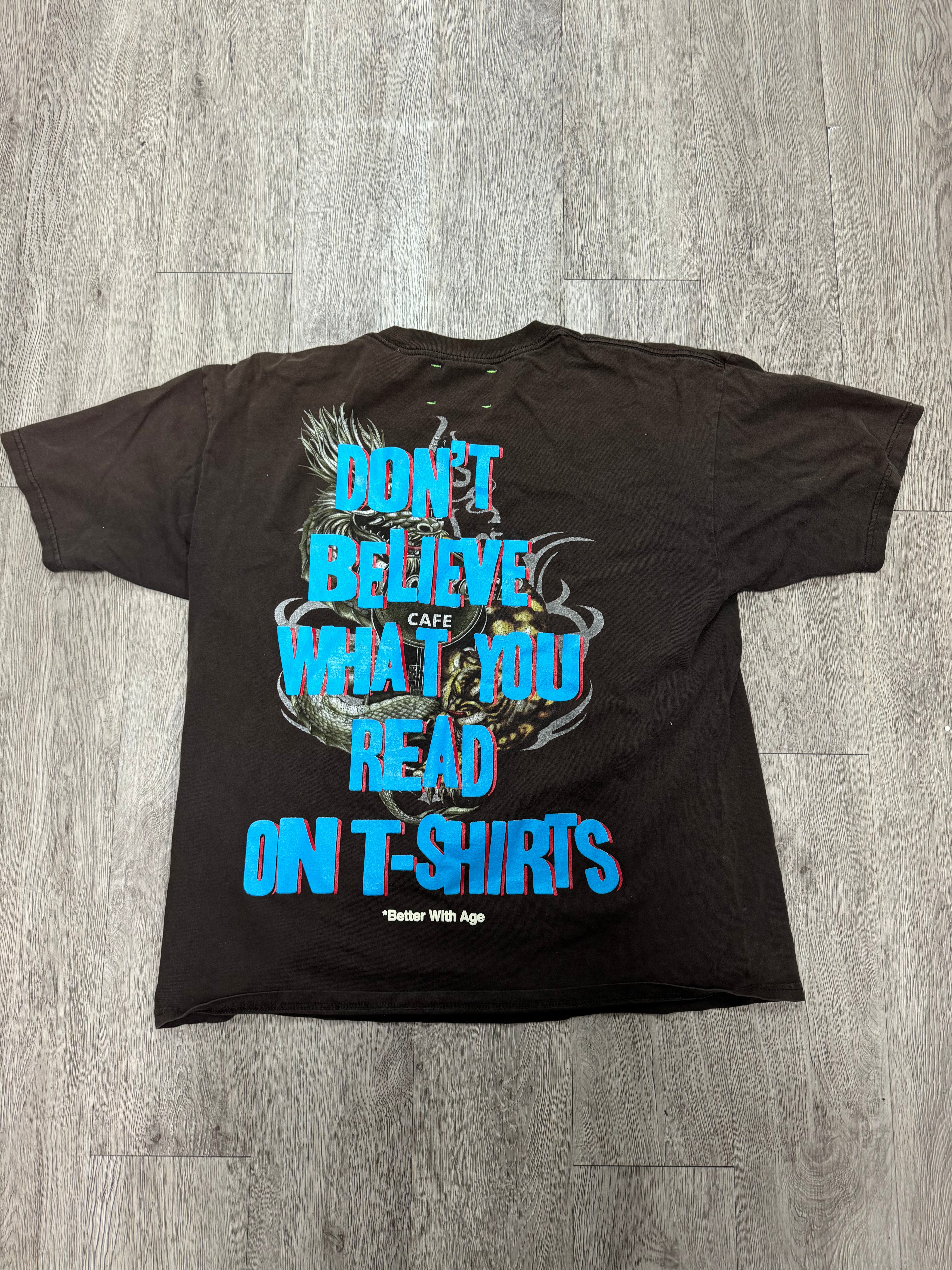 Better With Age Brown Fake Tee