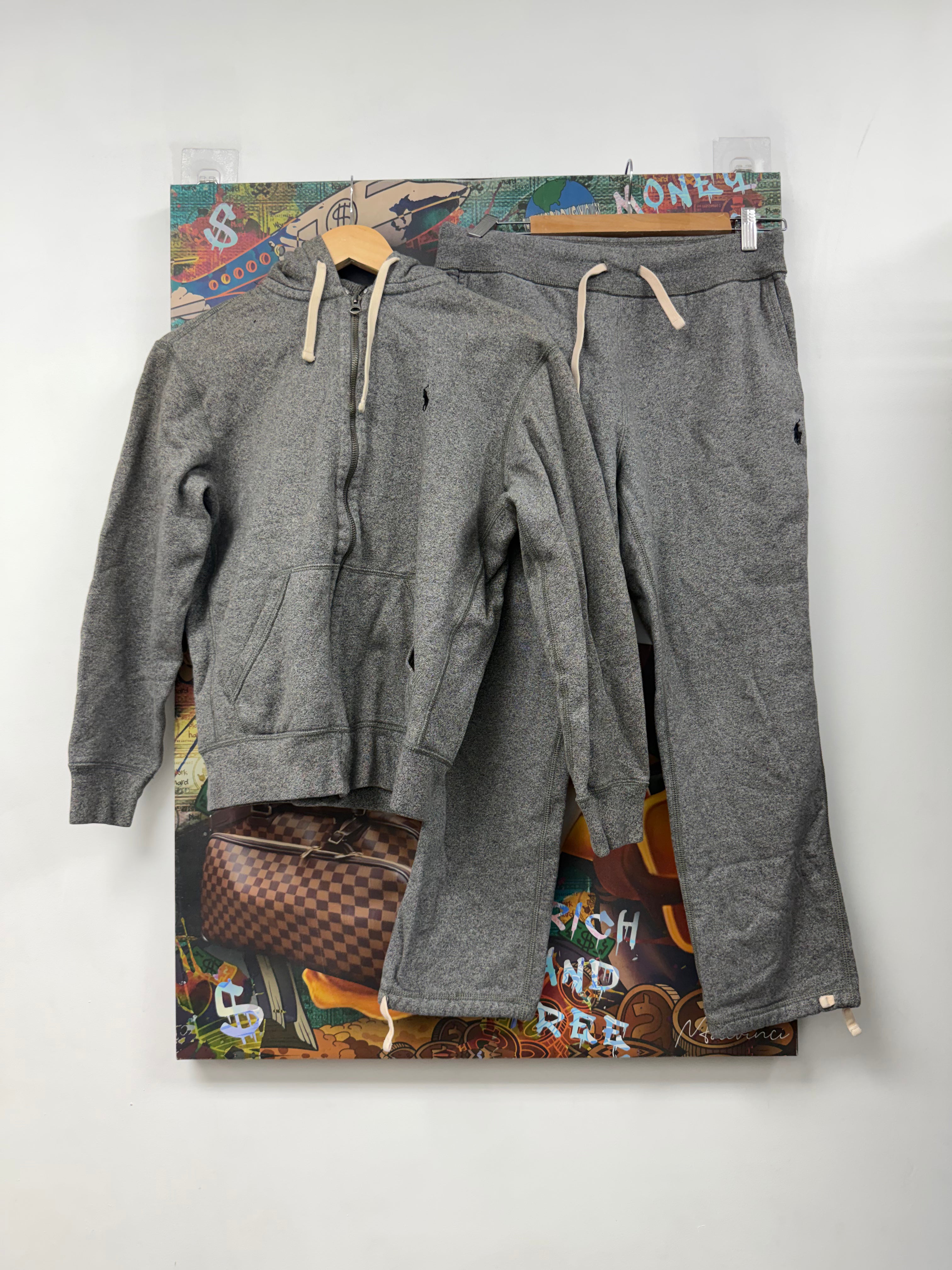 Polo Ralph Lauren Charcoal Grey Thermal Sweatsuit