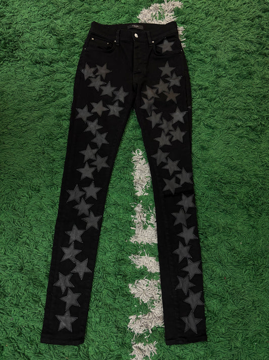 Amiri Chemist Black Black Jeans Lightly Worn
