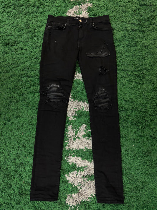 Amiri MX1 Black Black Patch (Zipper) Used