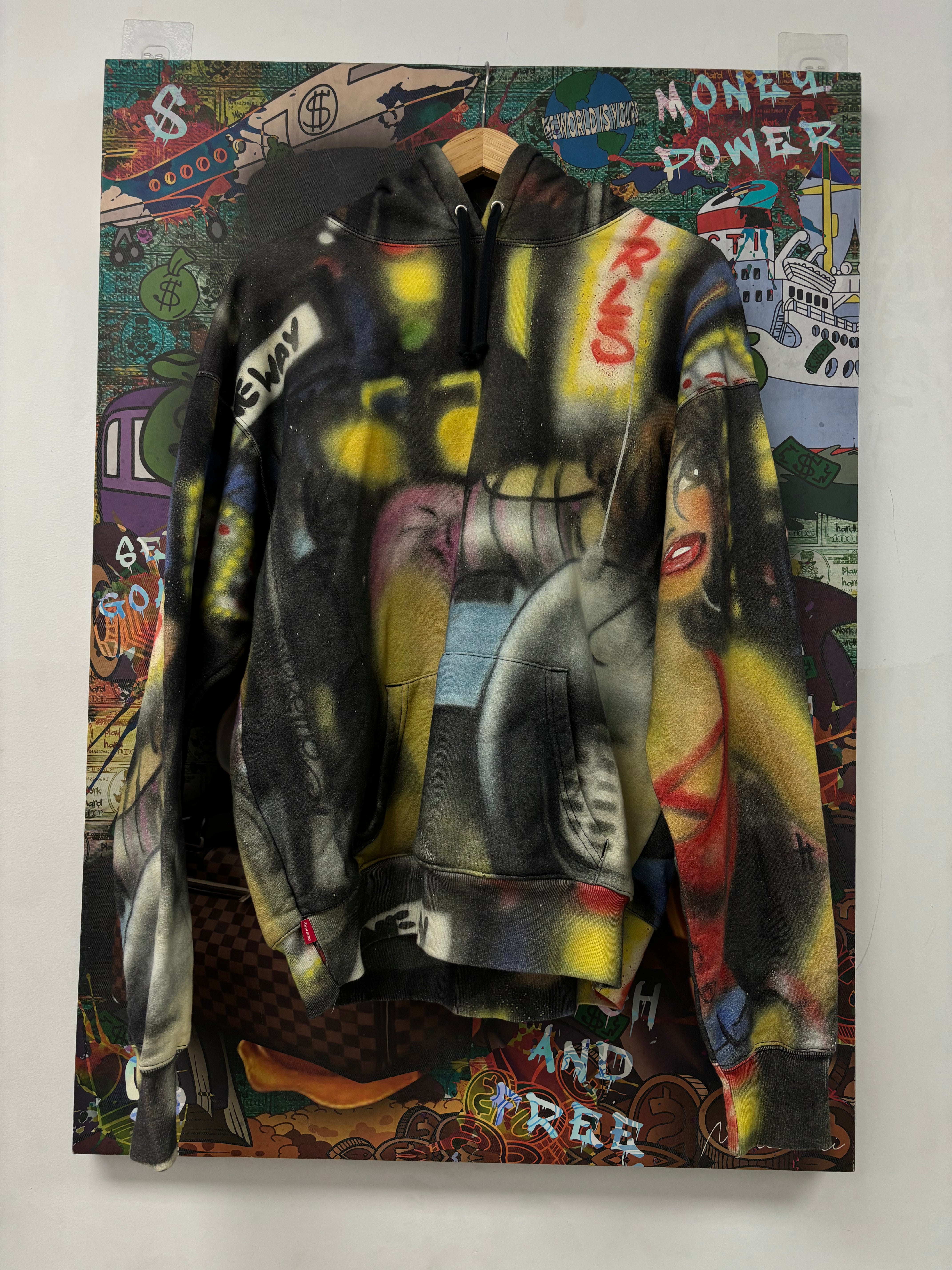 Supreme One Way Hoodie Used XL