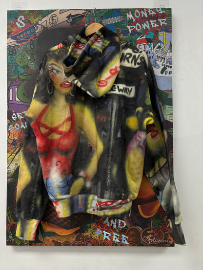 Supreme One Way Hoodie Used XL