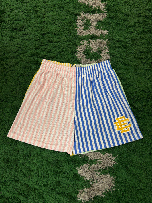 EE Shorts Pinstripe Multi Like New