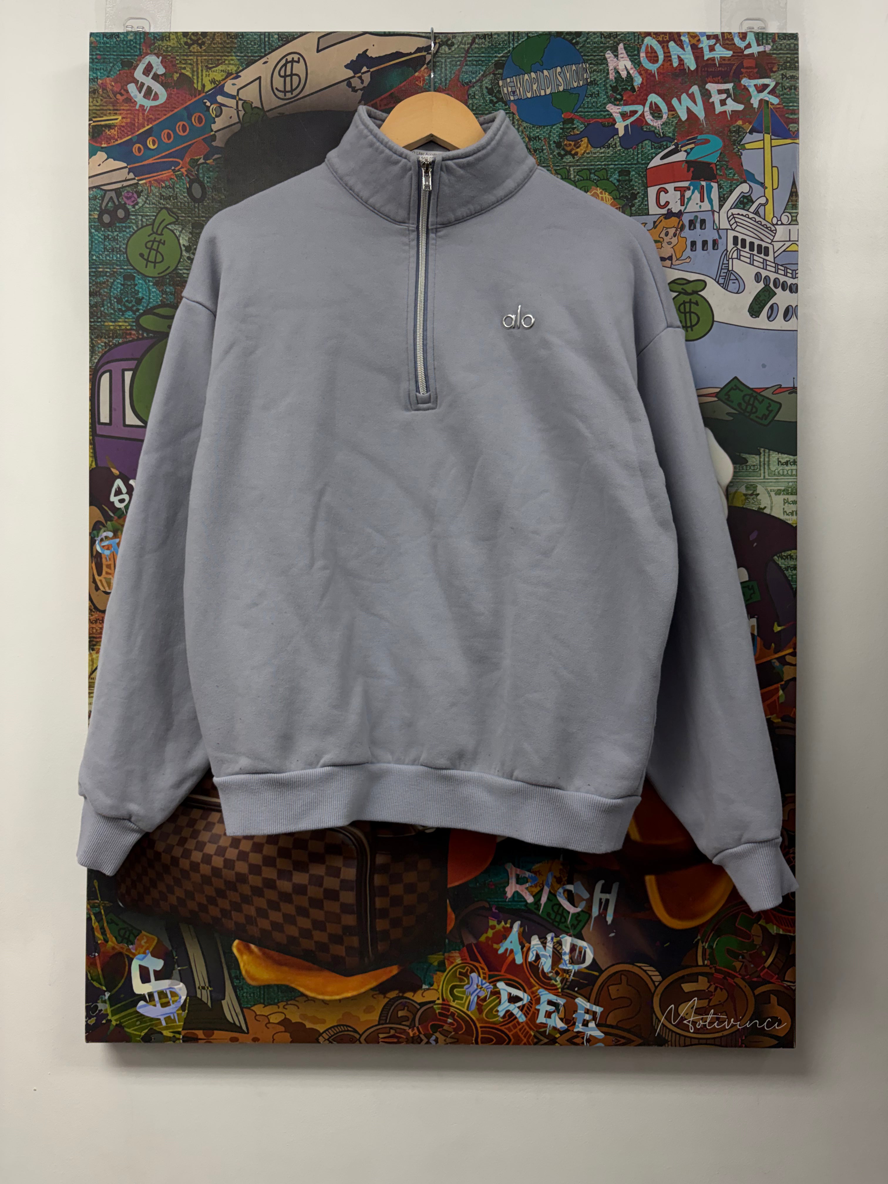 ALO Lilac Accolade Quarter Zip
