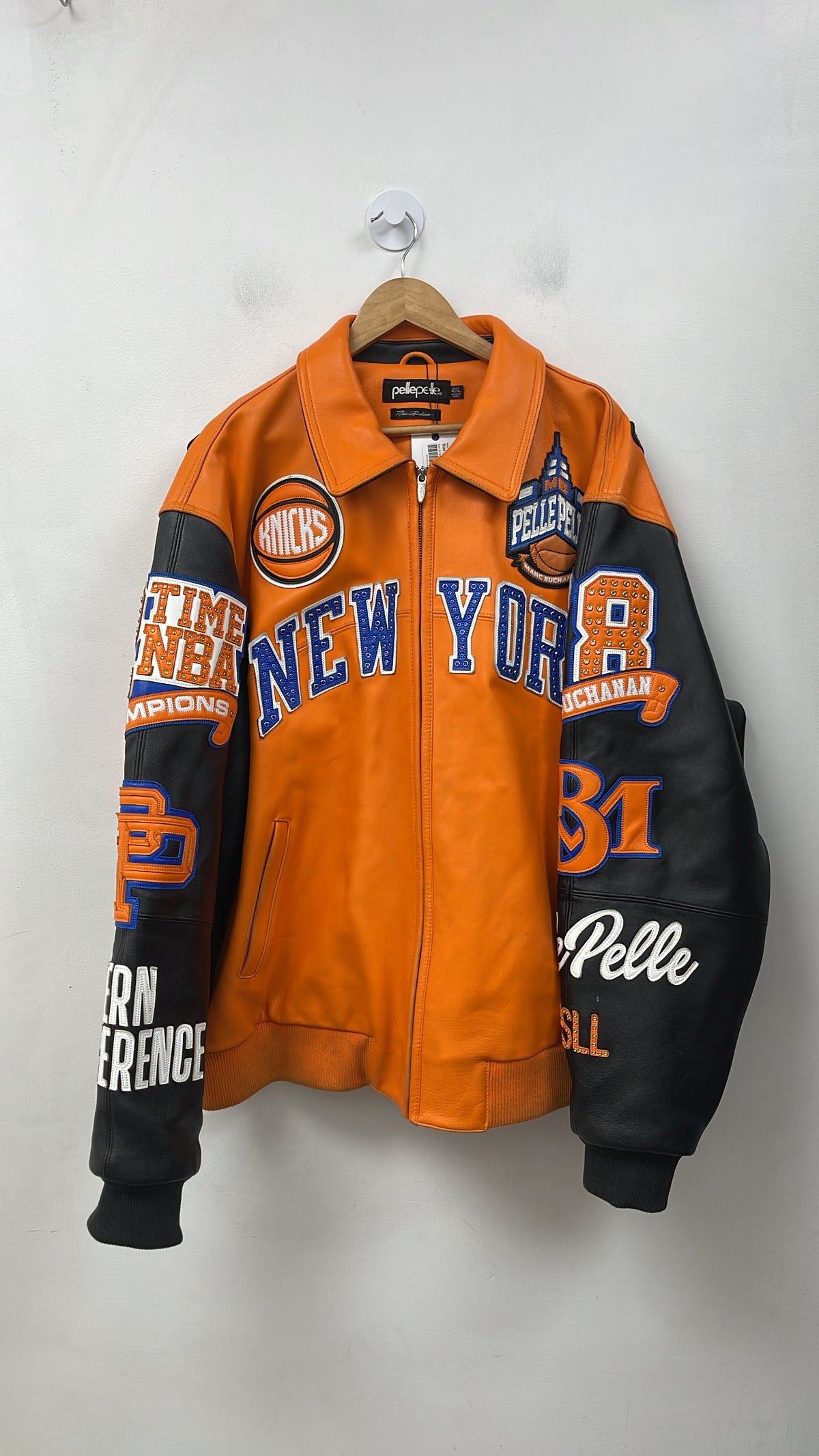 Pelle Pelle For The City of Knicks Varsity Jacket