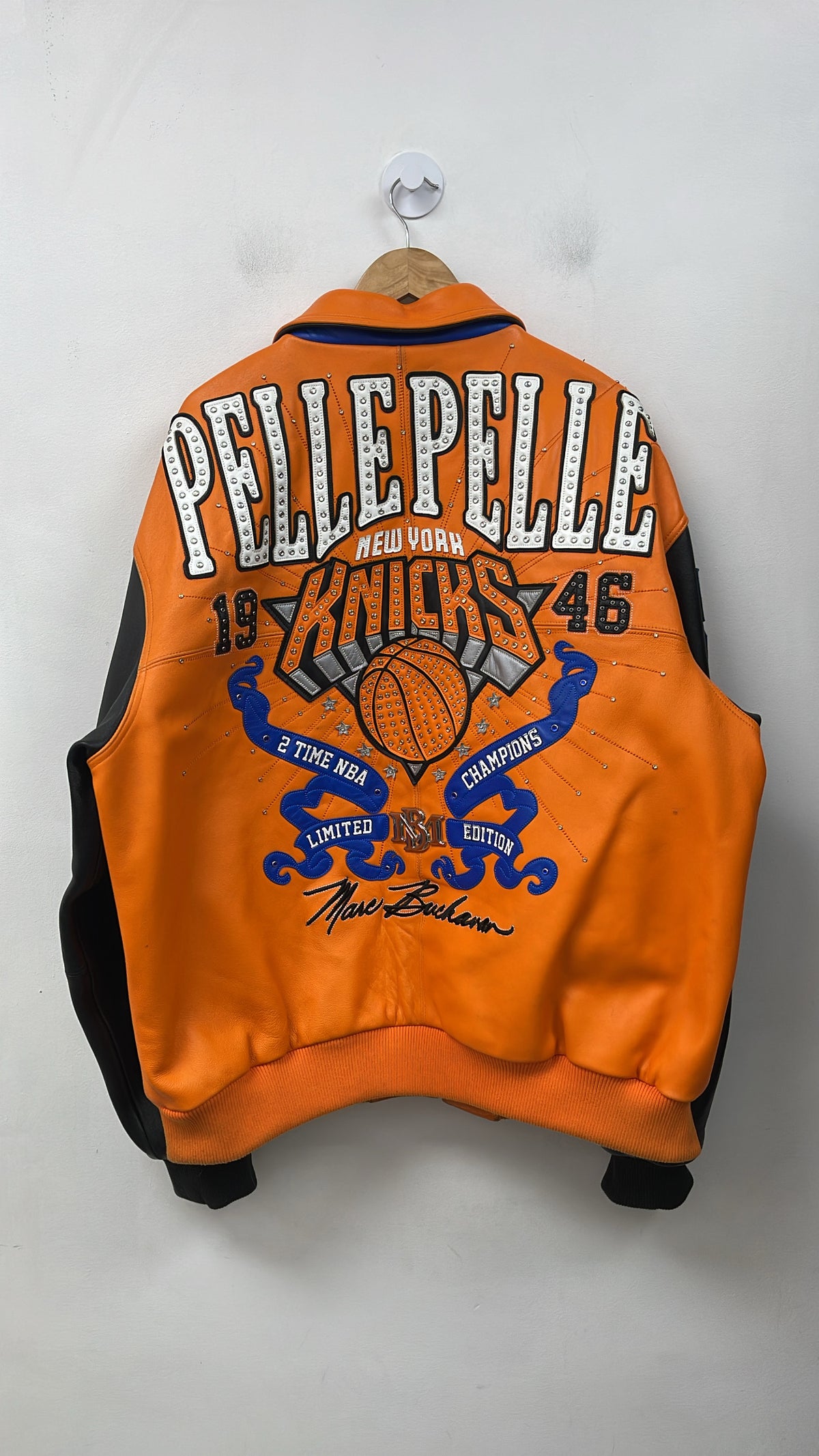 Pelle Pelle For The City of Knicks Varsity Jacket