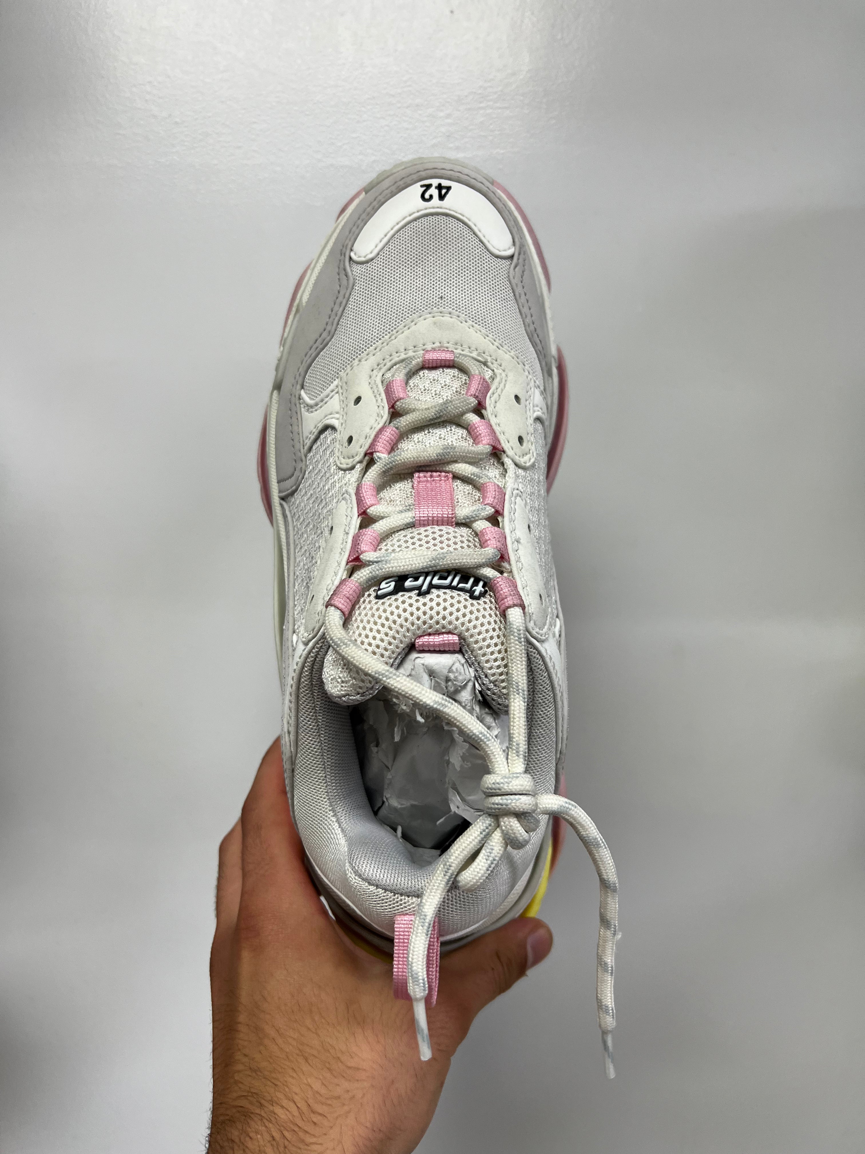 Balenciaga Triple S White Easter New With Box