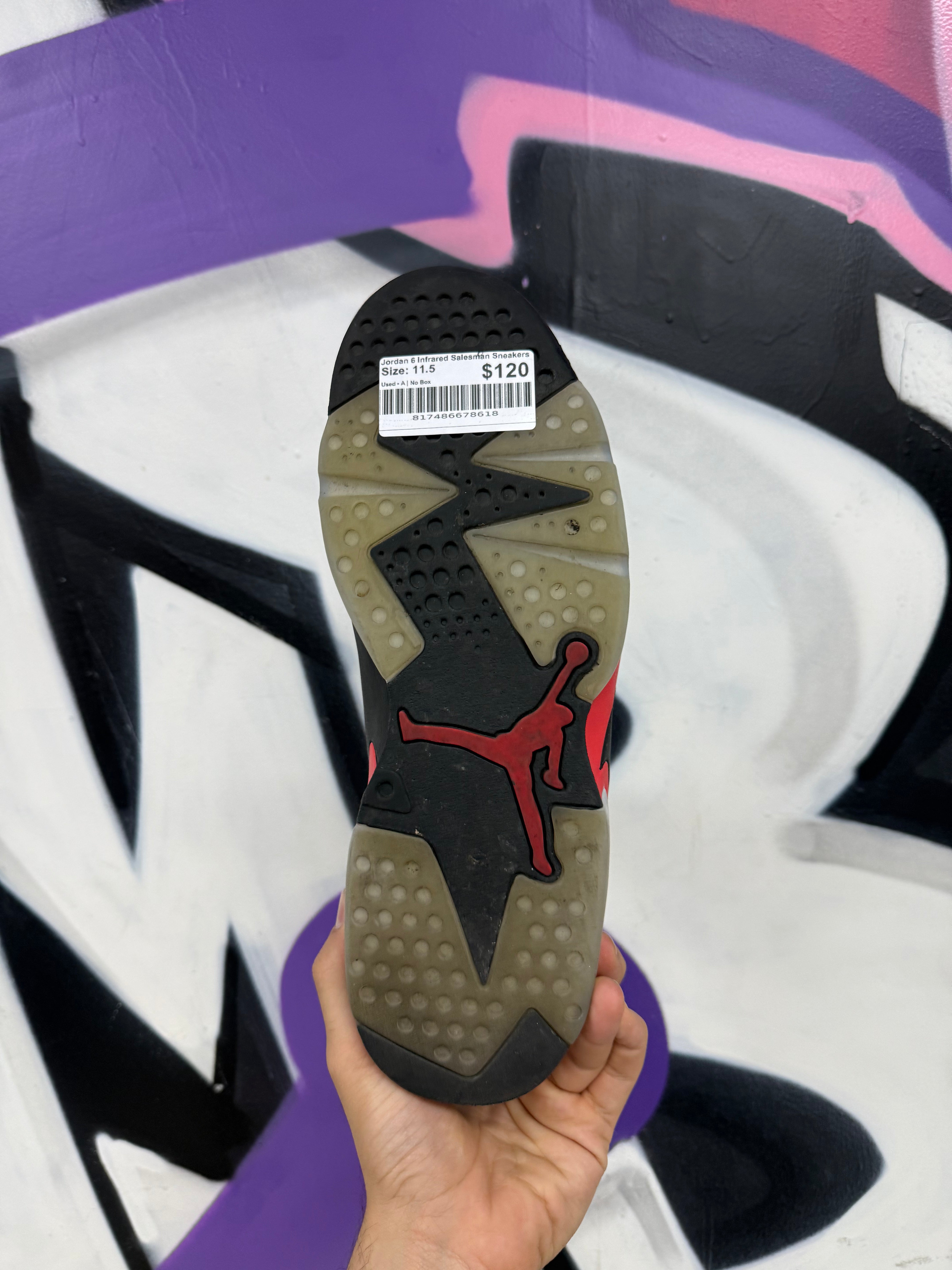 Jordan 6 Infrared Salesman Sneakers
