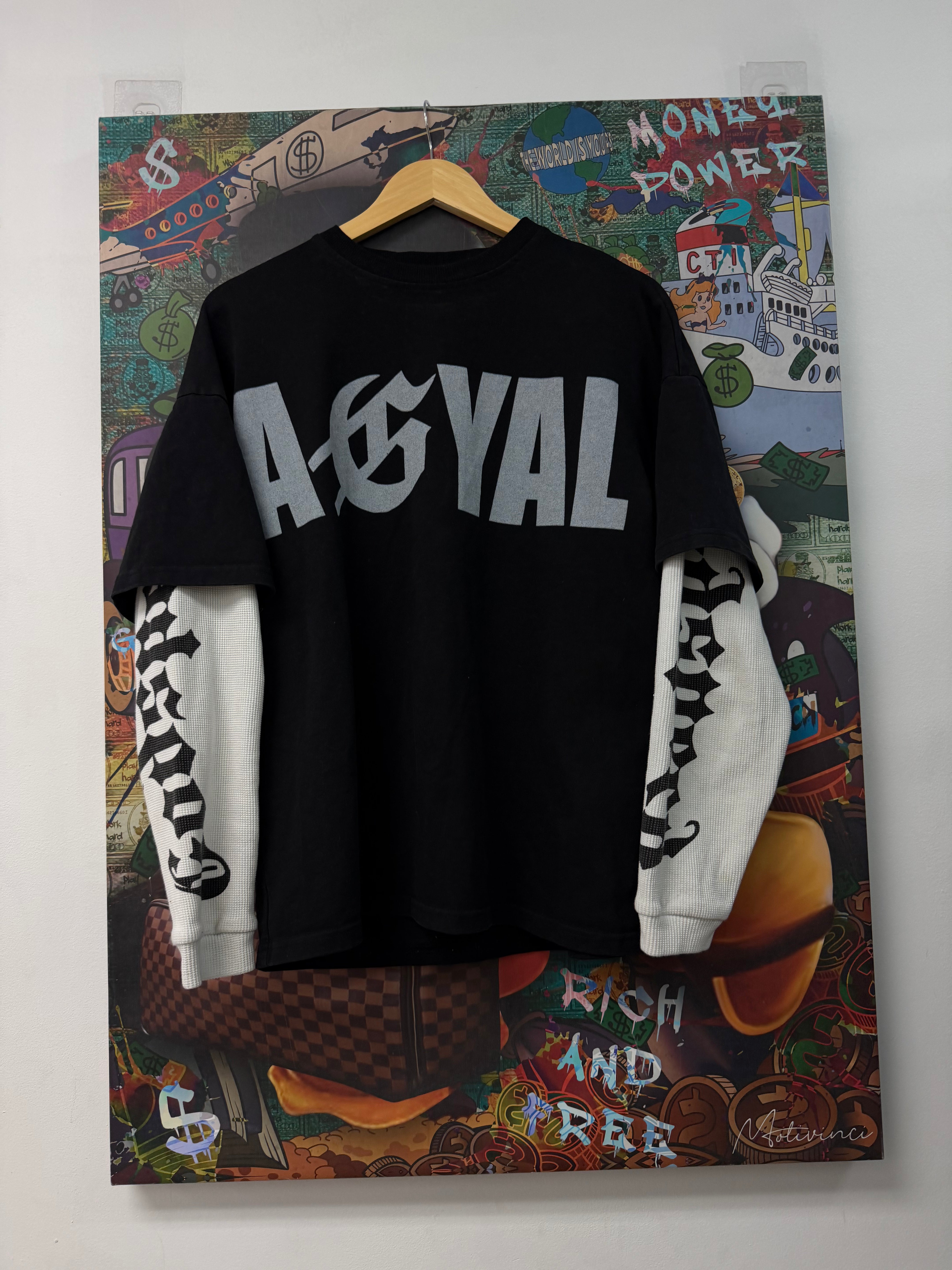 Godspeed Black White Double Aygal LS Tee