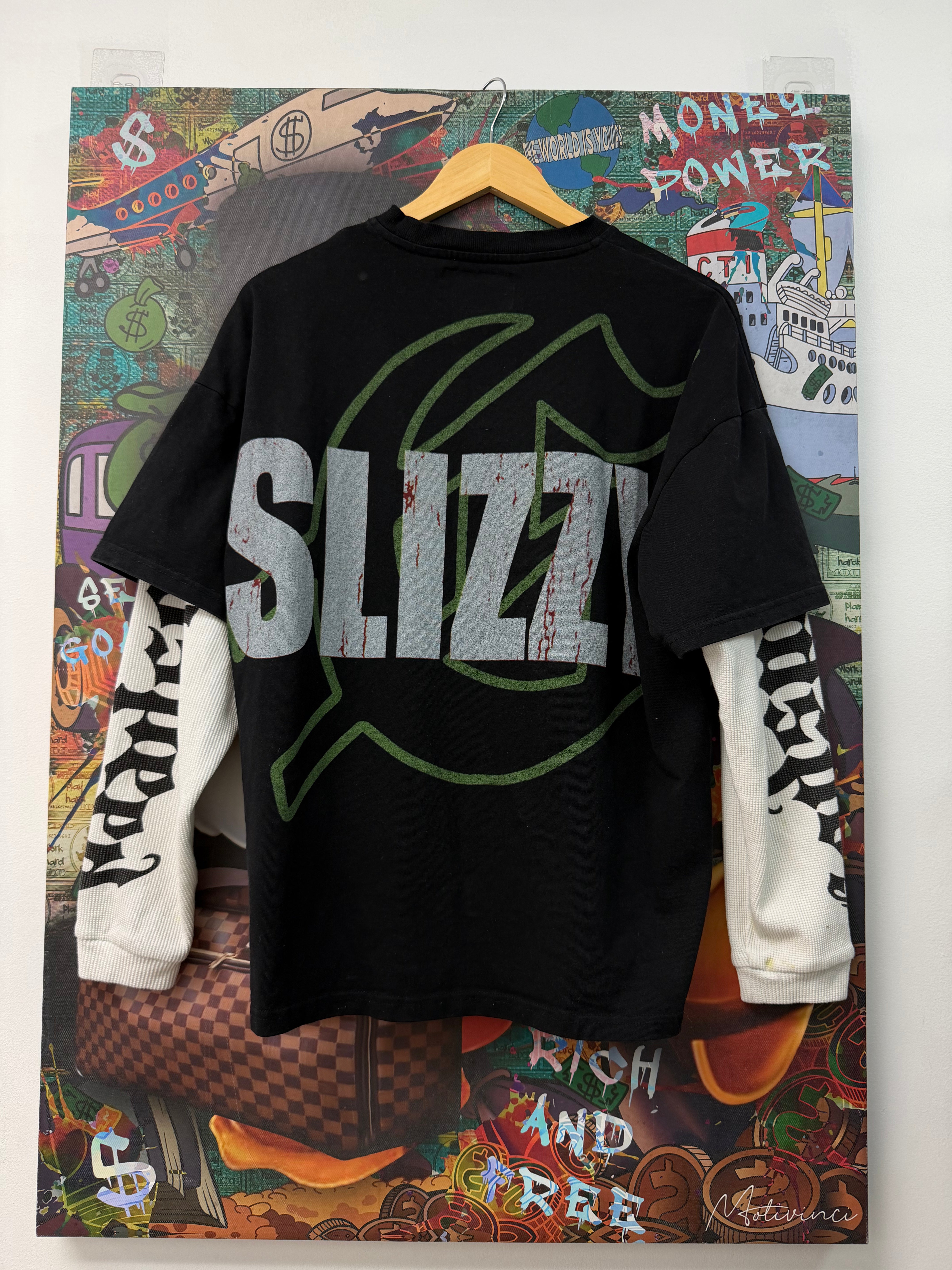 Godspeed Black White Double Aygal LS Tee