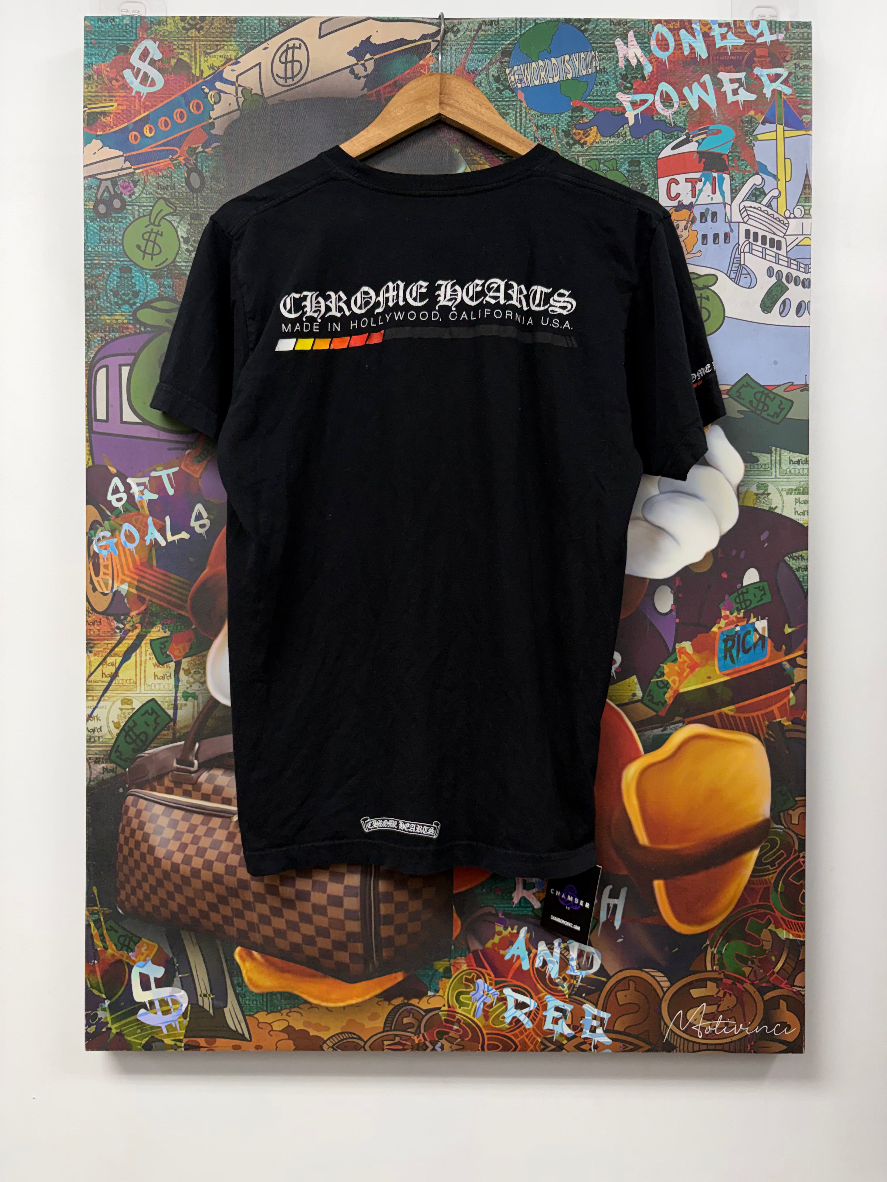 Chrome Hearts Black Orange Boost Ignite Tee