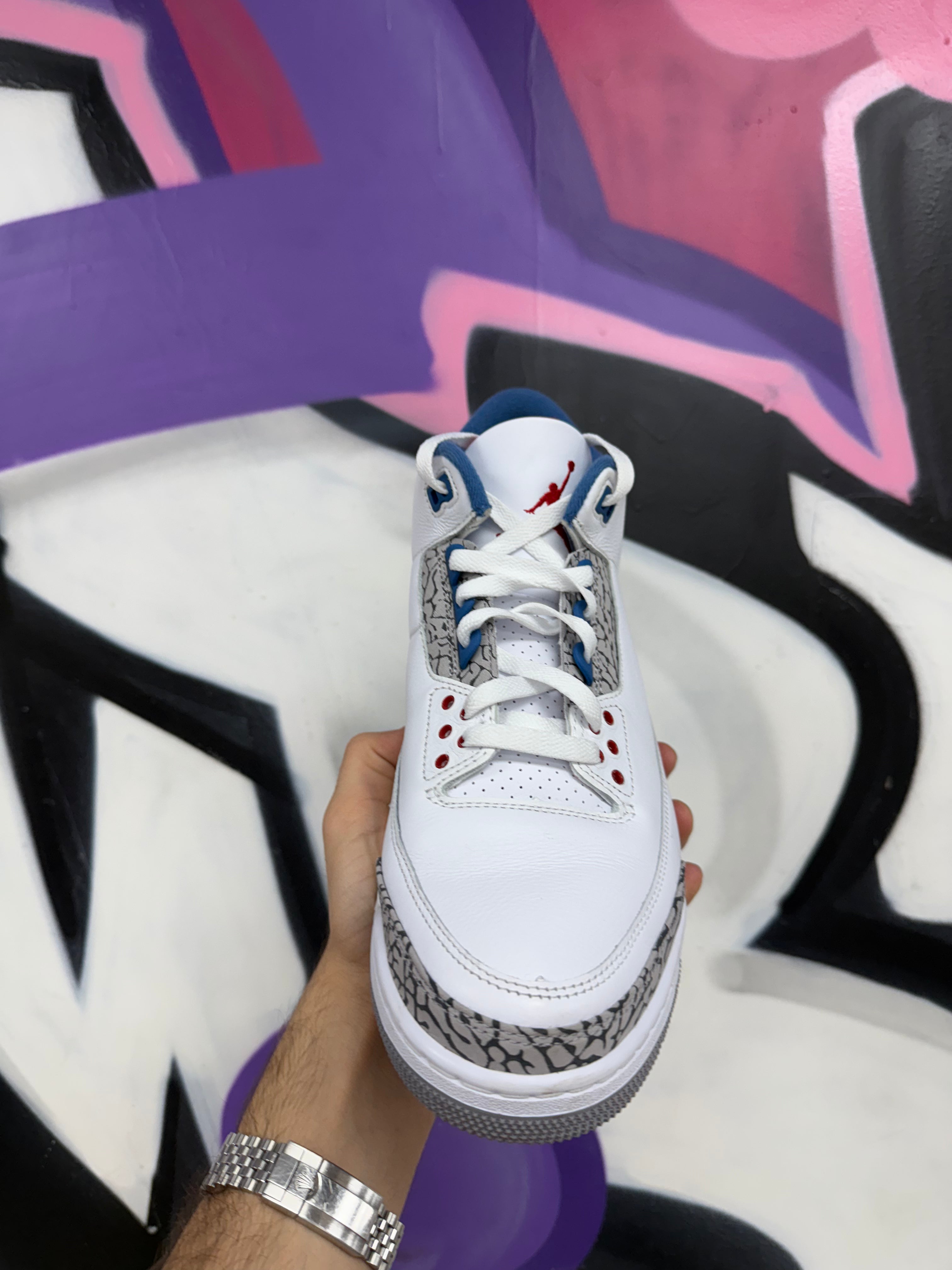 Jordan 3 True Blue Sneakers