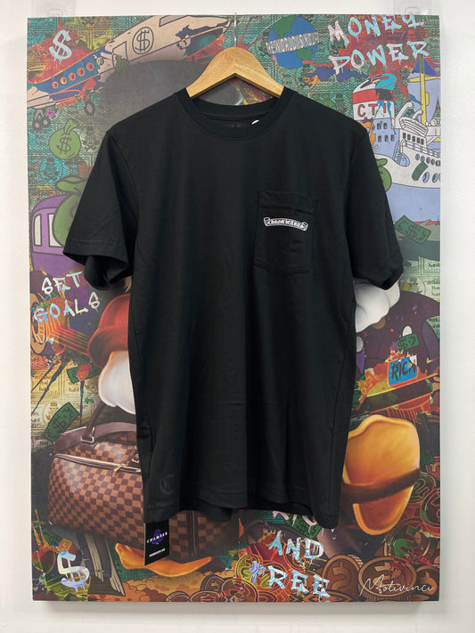 Chrome Hearts Scroll Logo Black Tee