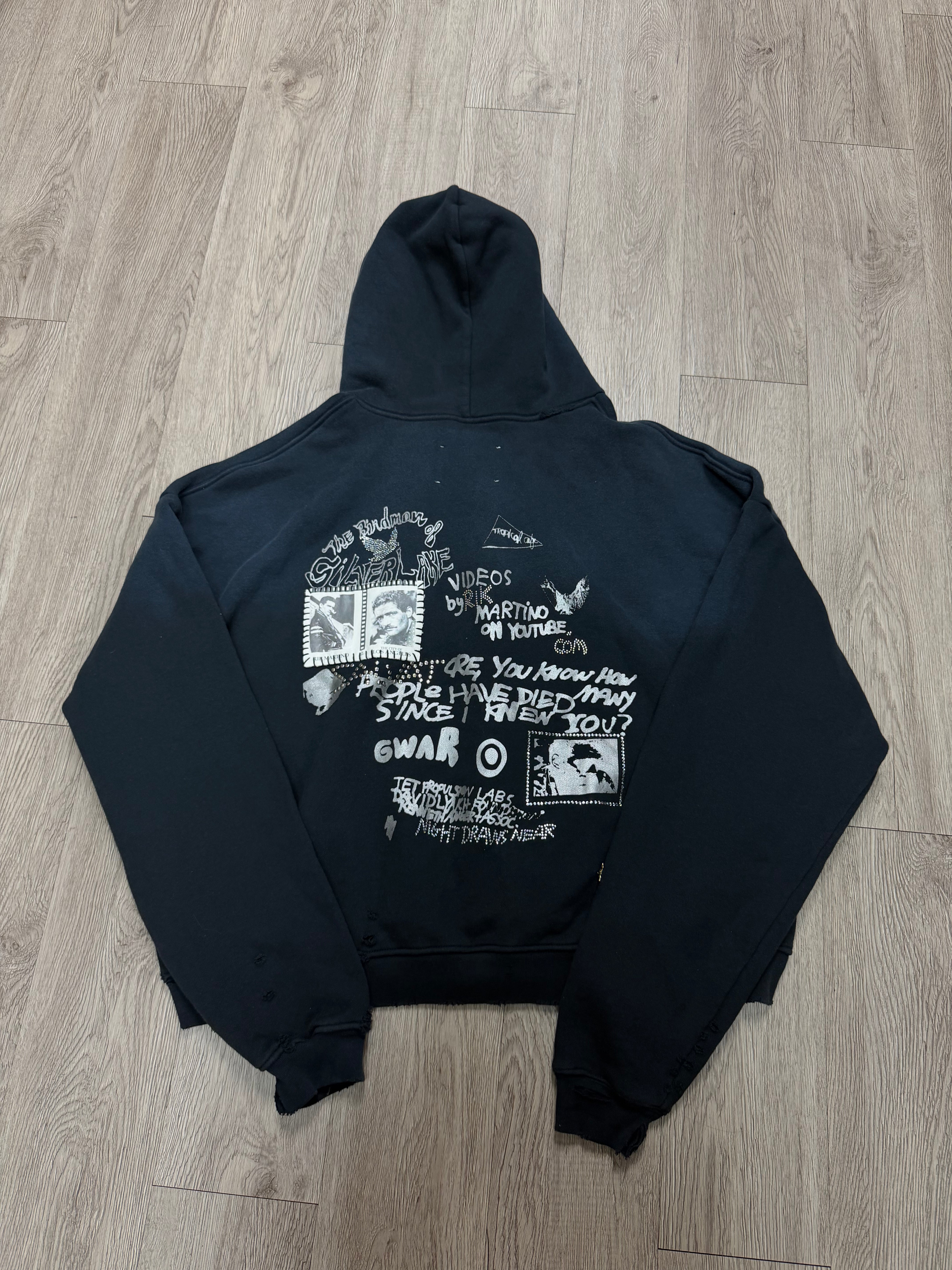 Paly Navy Bird Man Of Silverlake Zip Up Hoodie