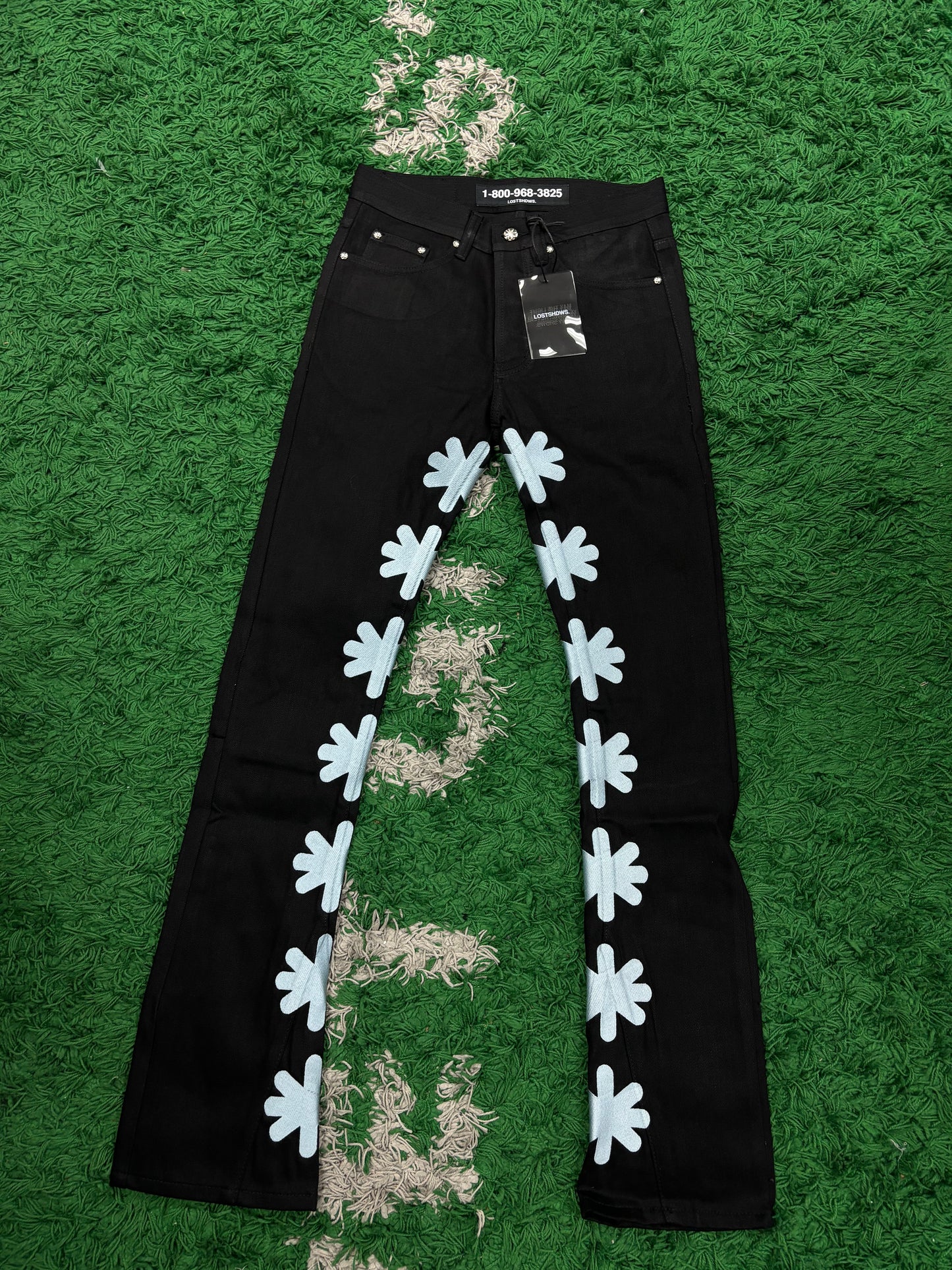 LOSTSHDWS Jeans Black White