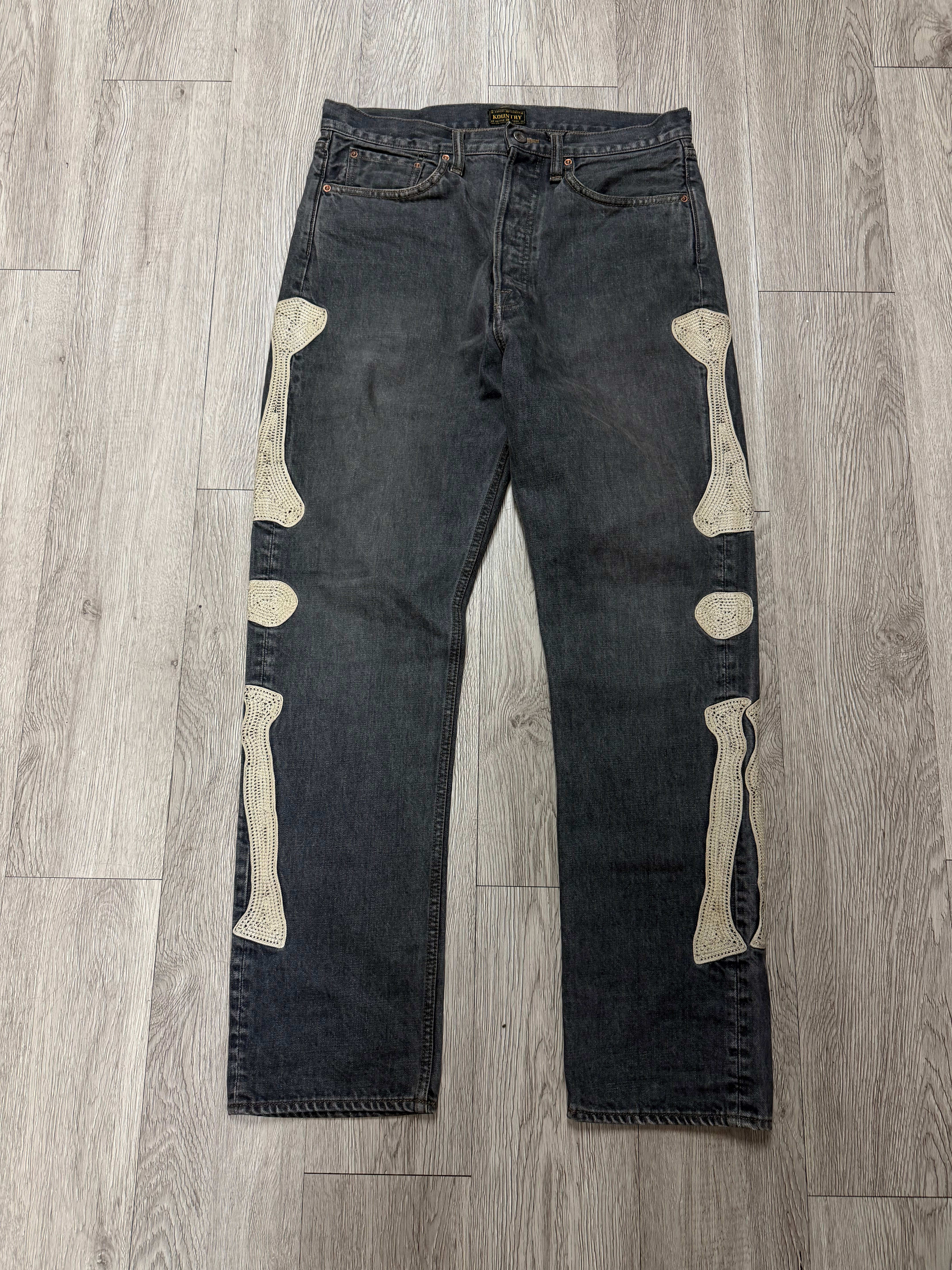 Kapital Grey Bone Jeans
